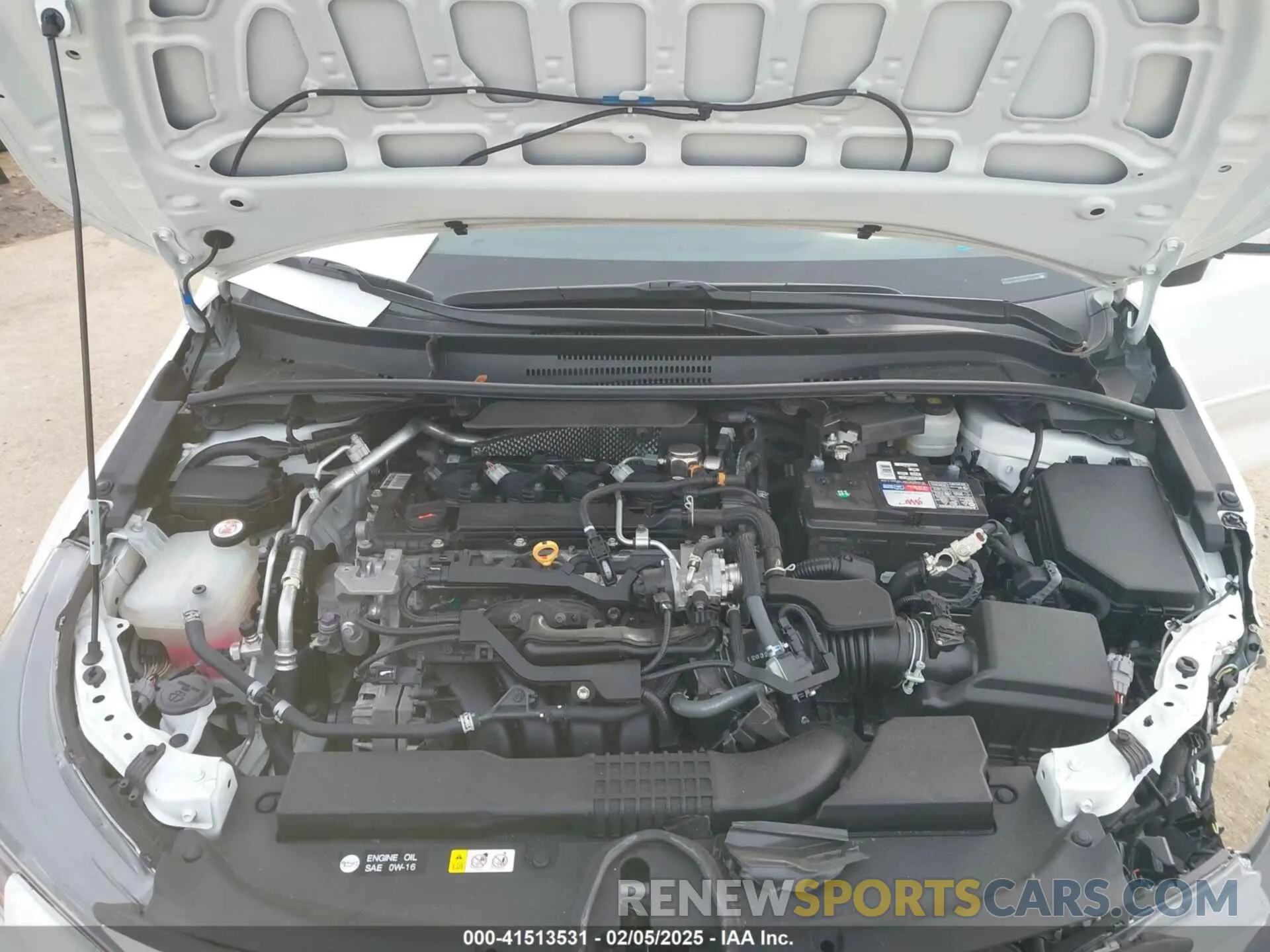 10 fotografías del automóvil dañado 5YFS4MCE8MP074385 TOYOTA COROLLA 2021