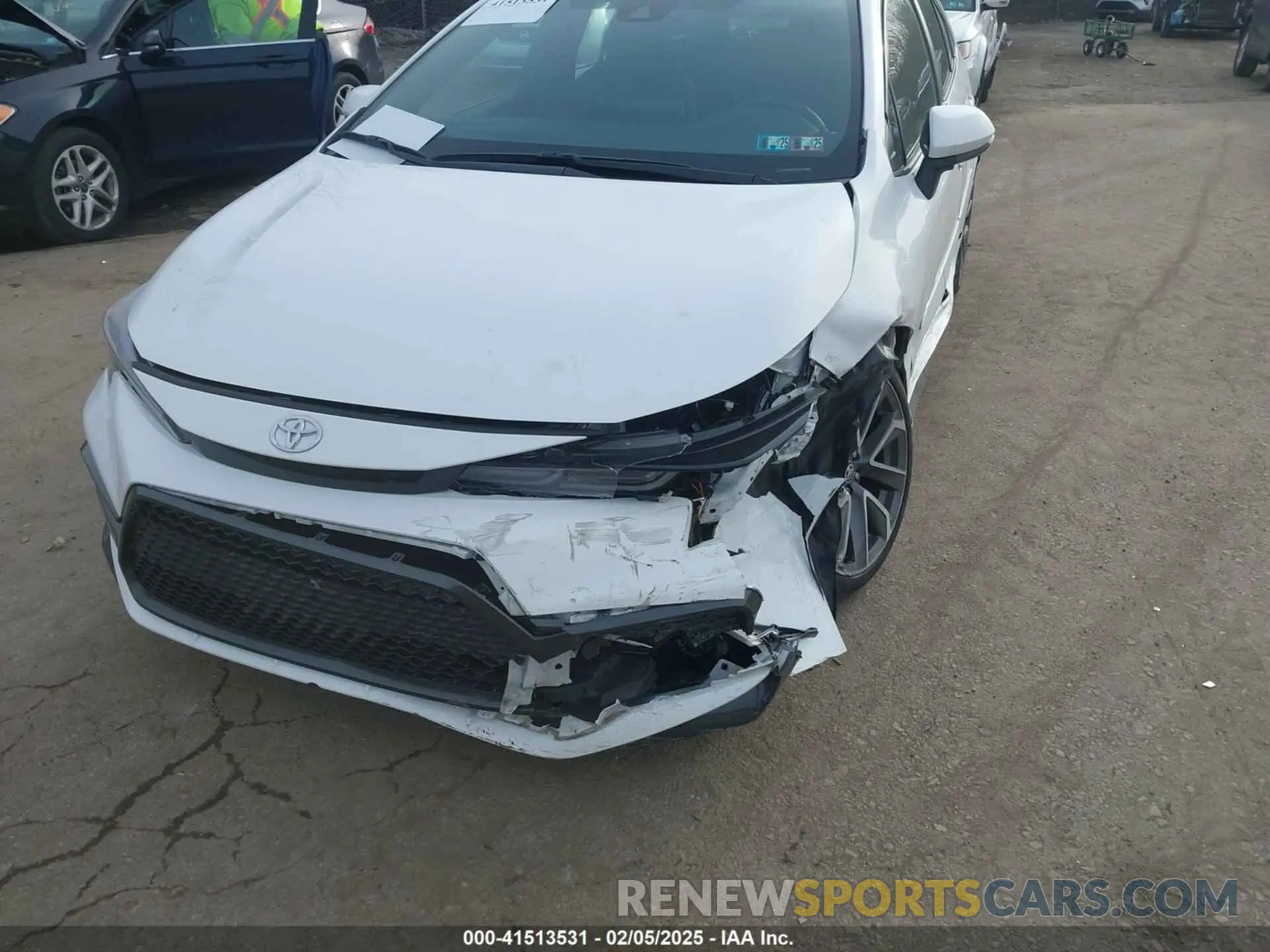 17 fotografías del automóvil dañado 5YFS4MCE8MP074385 TOYOTA COROLLA 2021