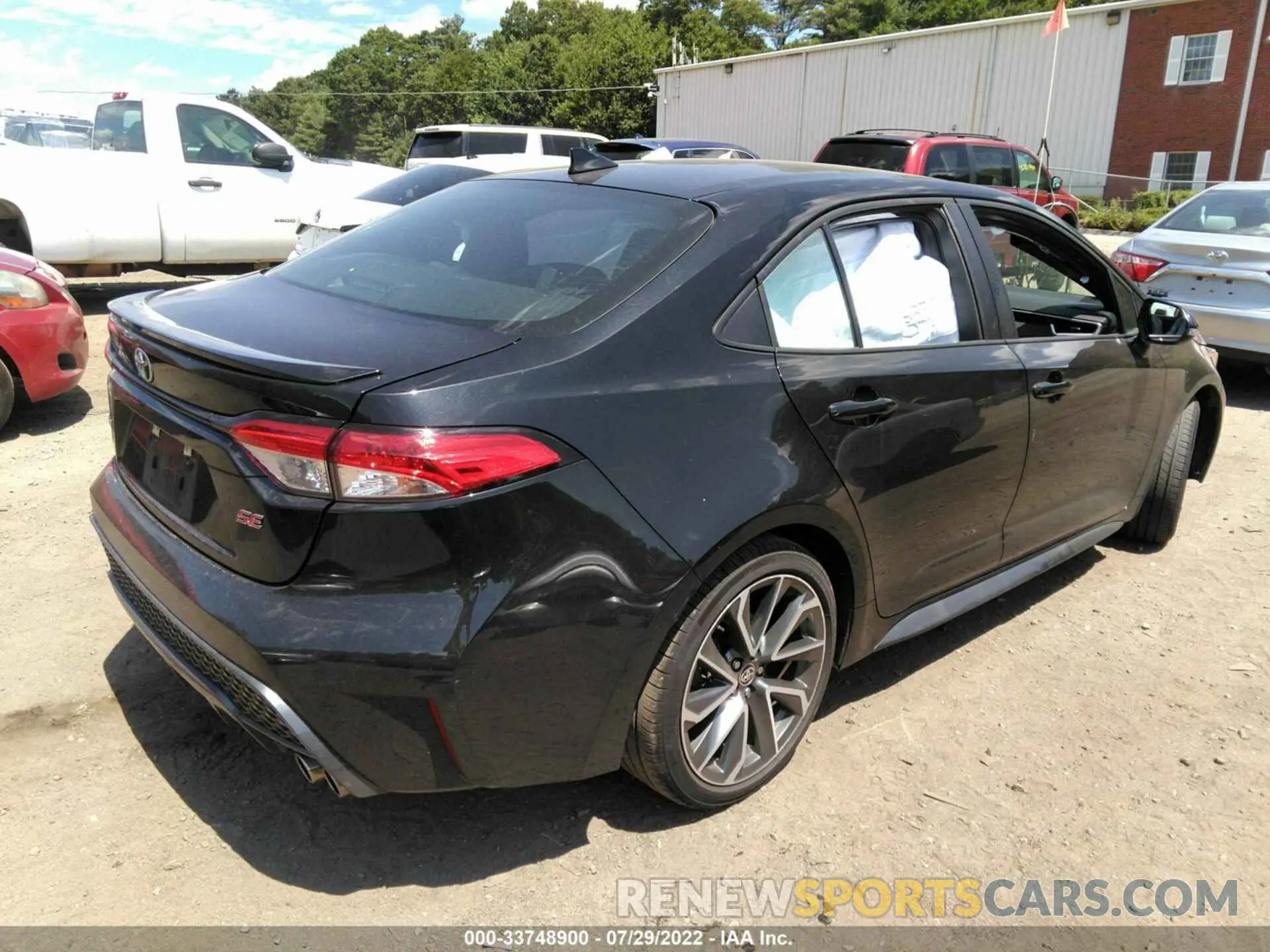 4 fotografías del automóvil dañado 5YFS4MCE8MP078288 TOYOTA COROLLA 2021