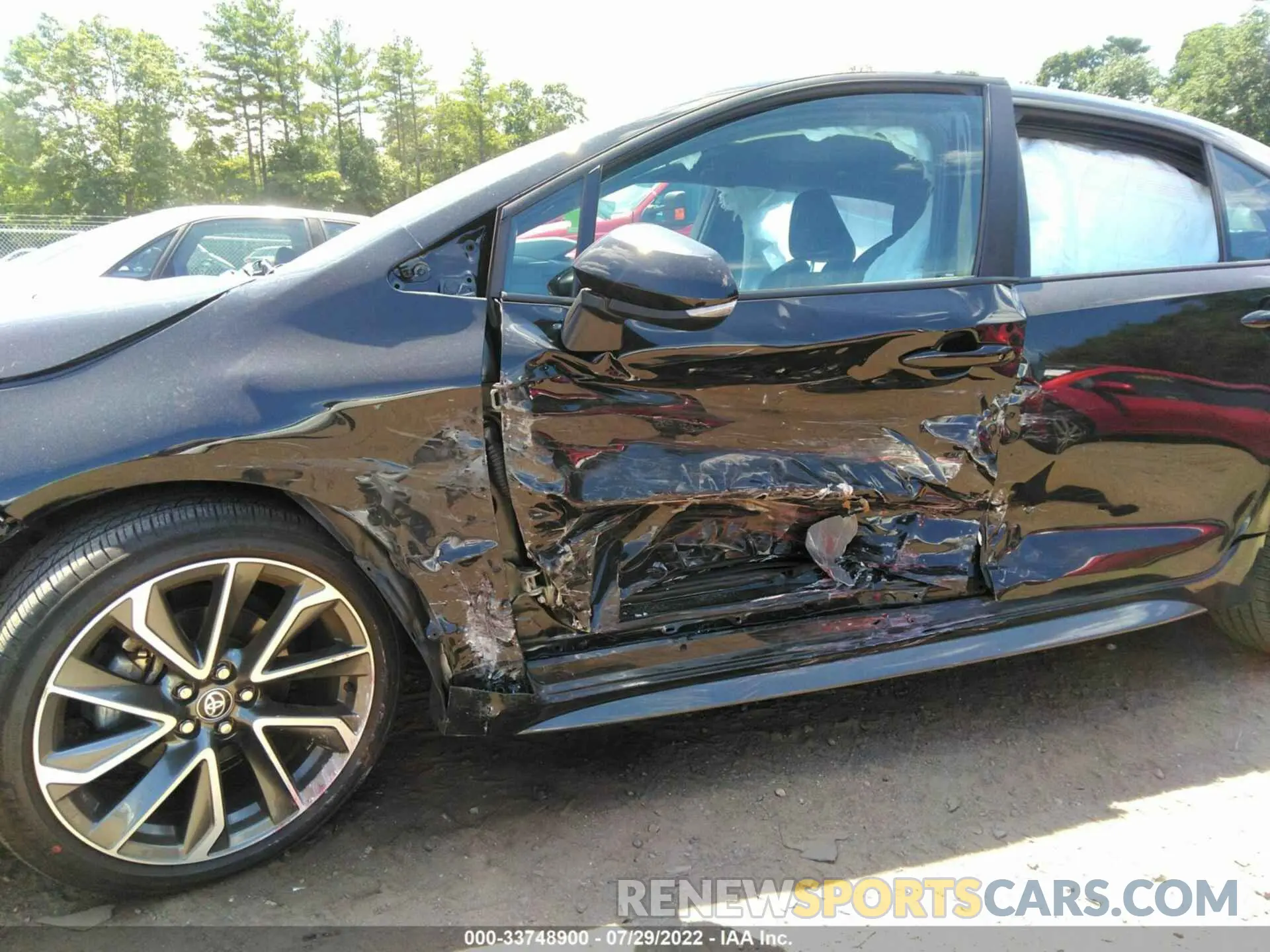 6 fotografías del automóvil dañado 5YFS4MCE8MP078288 TOYOTA COROLLA 2021