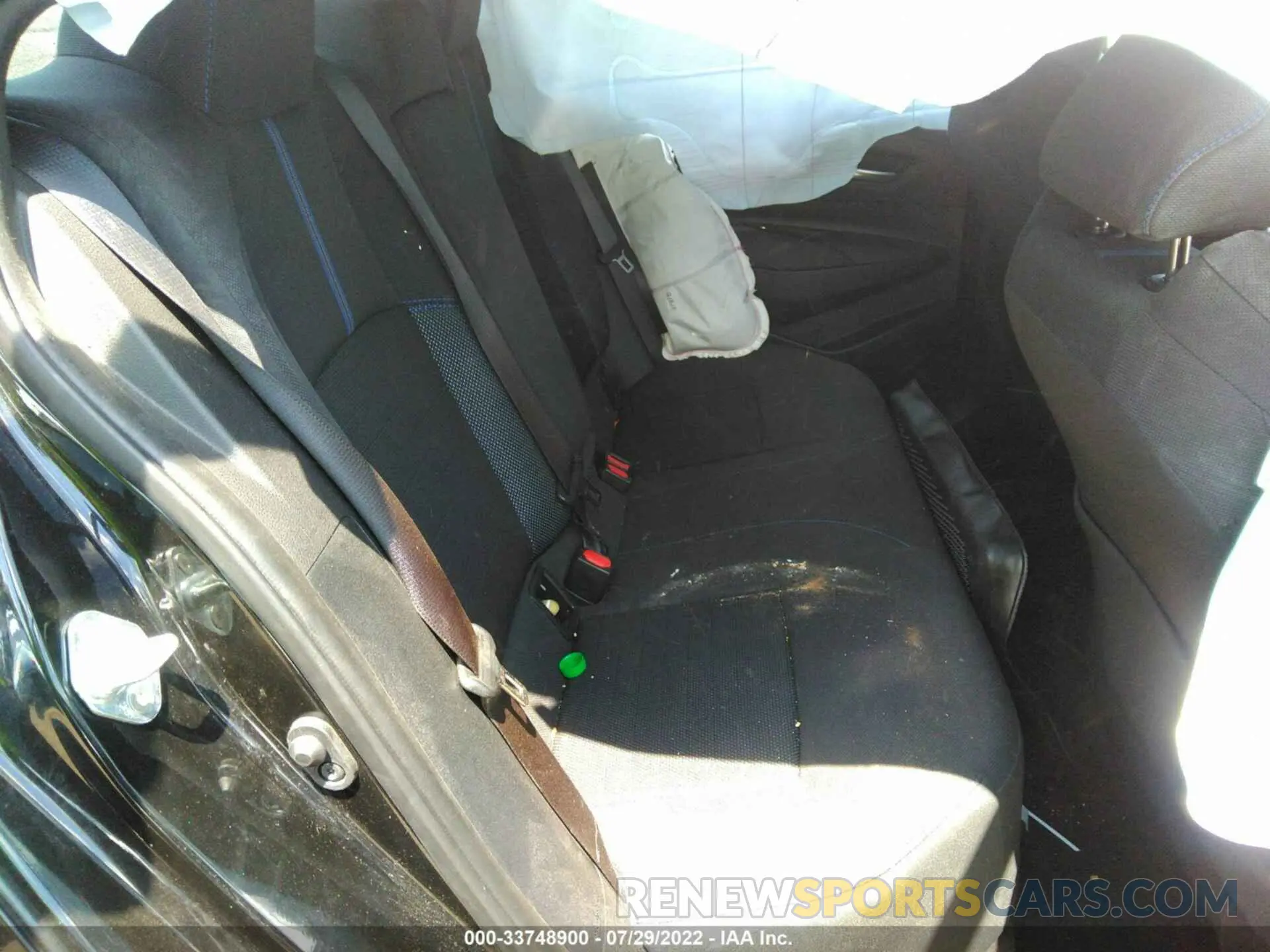8 fotografías del automóvil dañado 5YFS4MCE8MP078288 TOYOTA COROLLA 2021