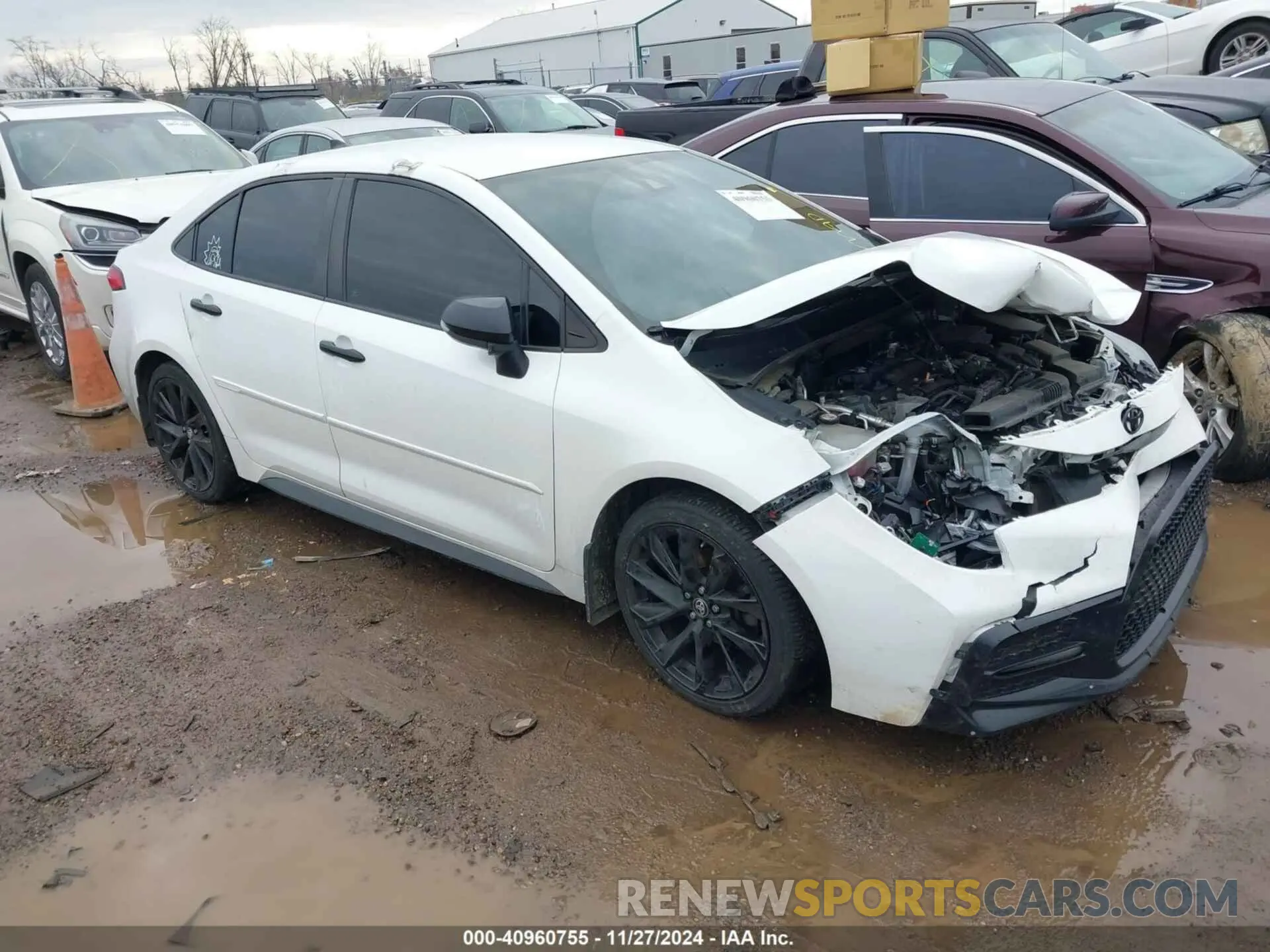 1 fotografías del automóvil dañado 5YFS4MCE8MP080347 TOYOTA COROLLA 2021