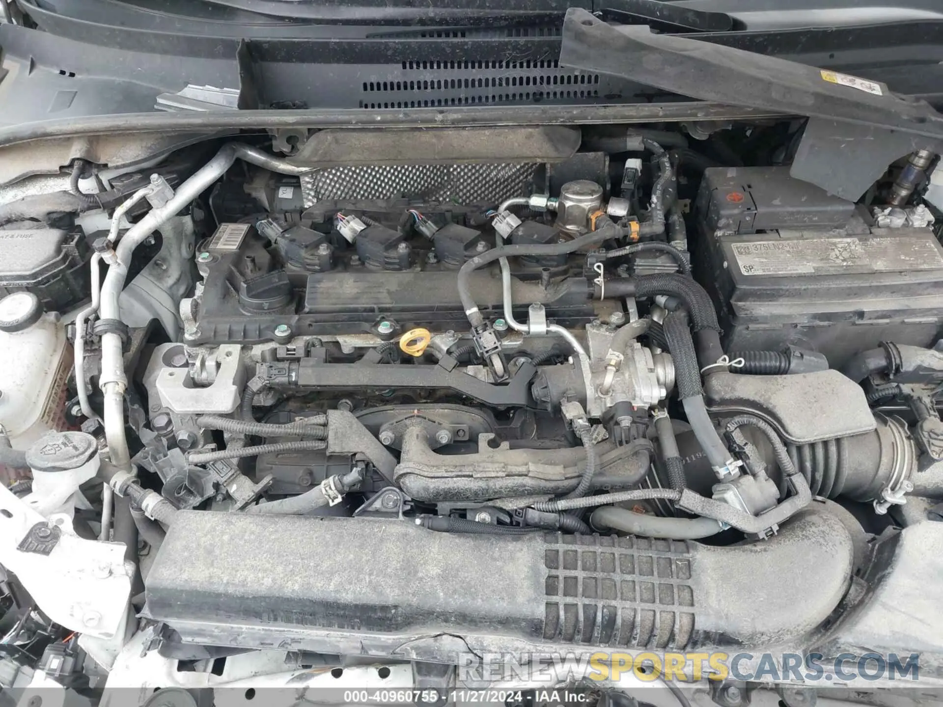 10 fotografías del automóvil dañado 5YFS4MCE8MP080347 TOYOTA COROLLA 2021