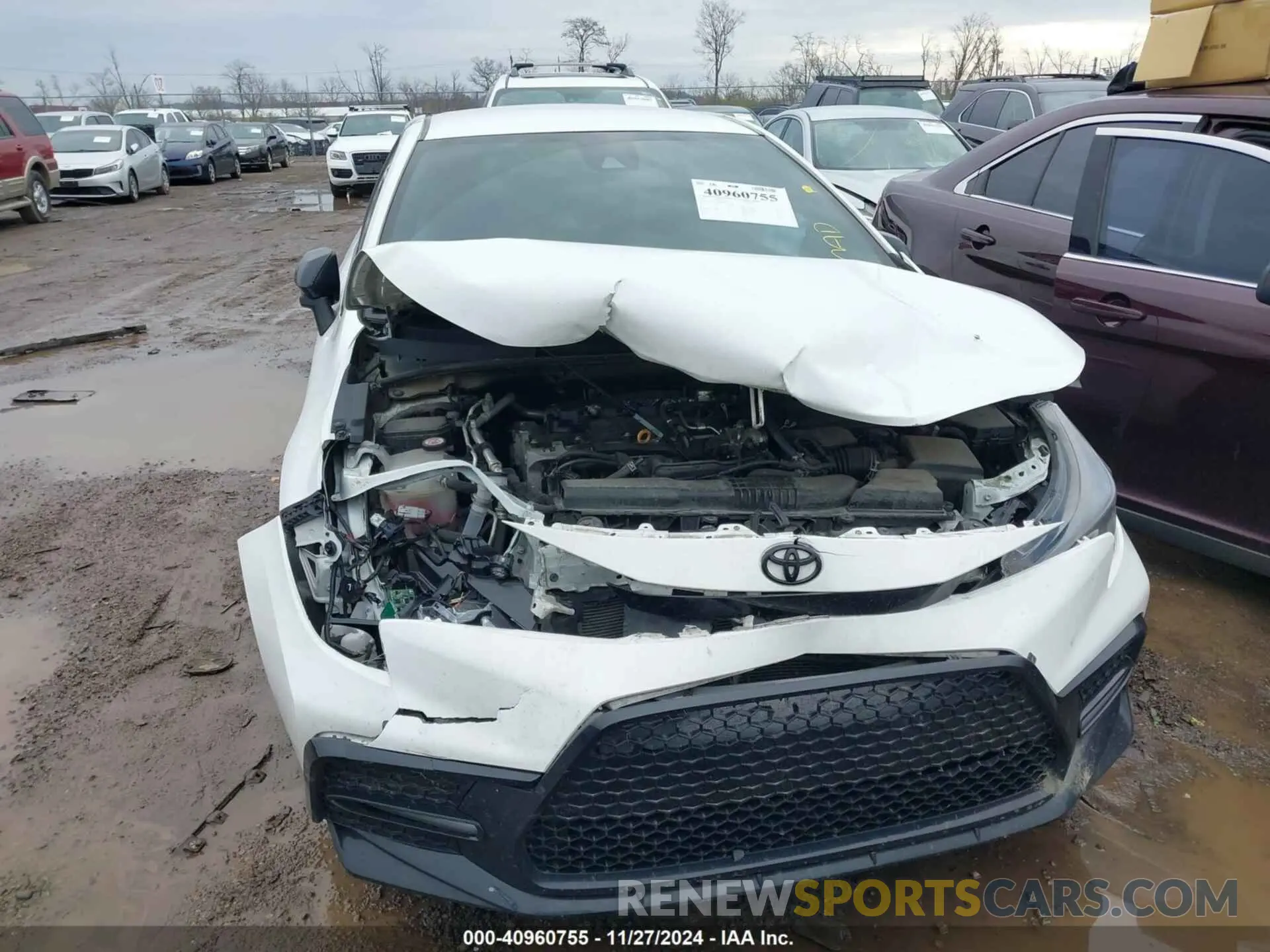 12 fotografías del automóvil dañado 5YFS4MCE8MP080347 TOYOTA COROLLA 2021