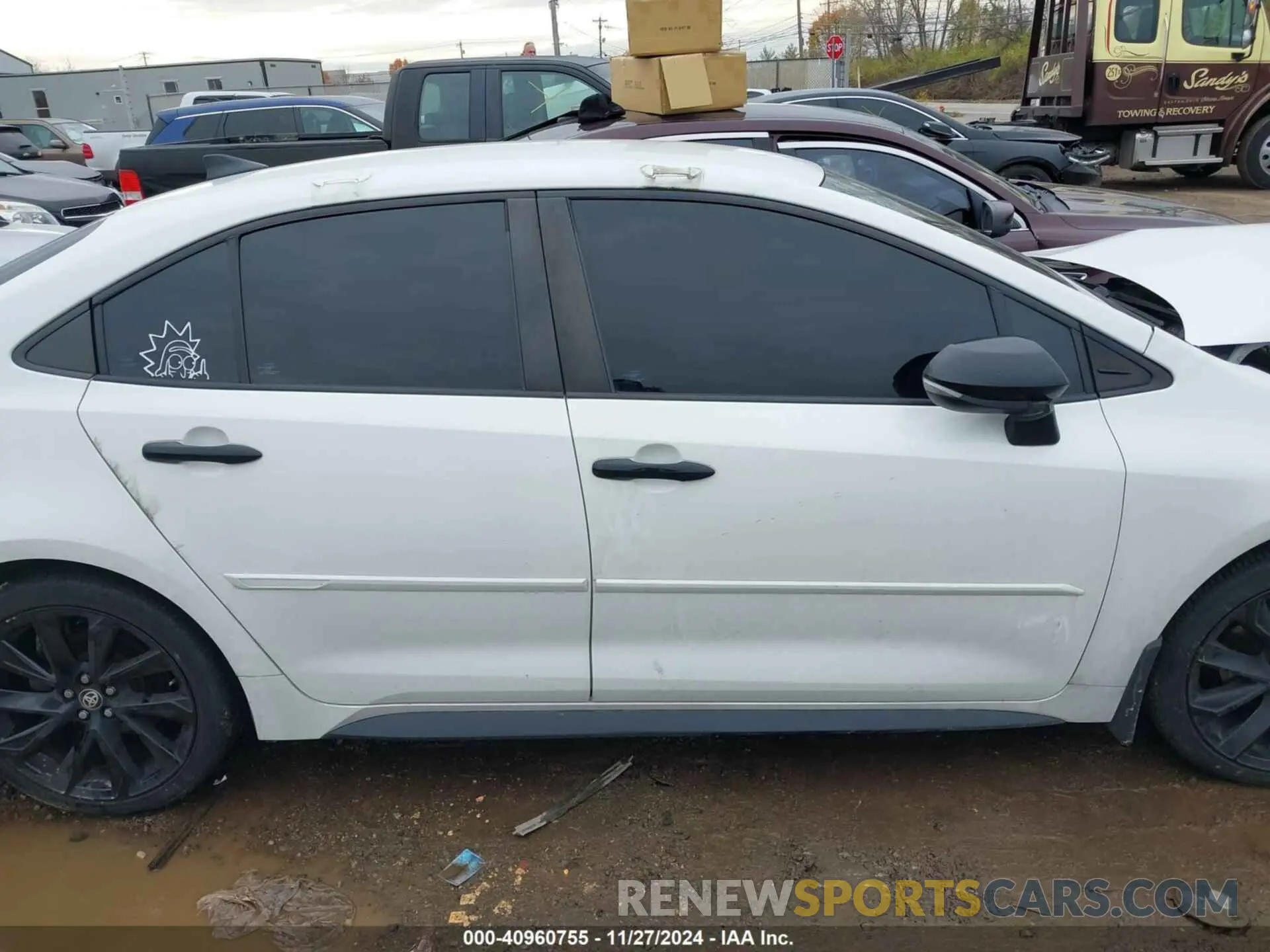 13 fotografías del automóvil dañado 5YFS4MCE8MP080347 TOYOTA COROLLA 2021
