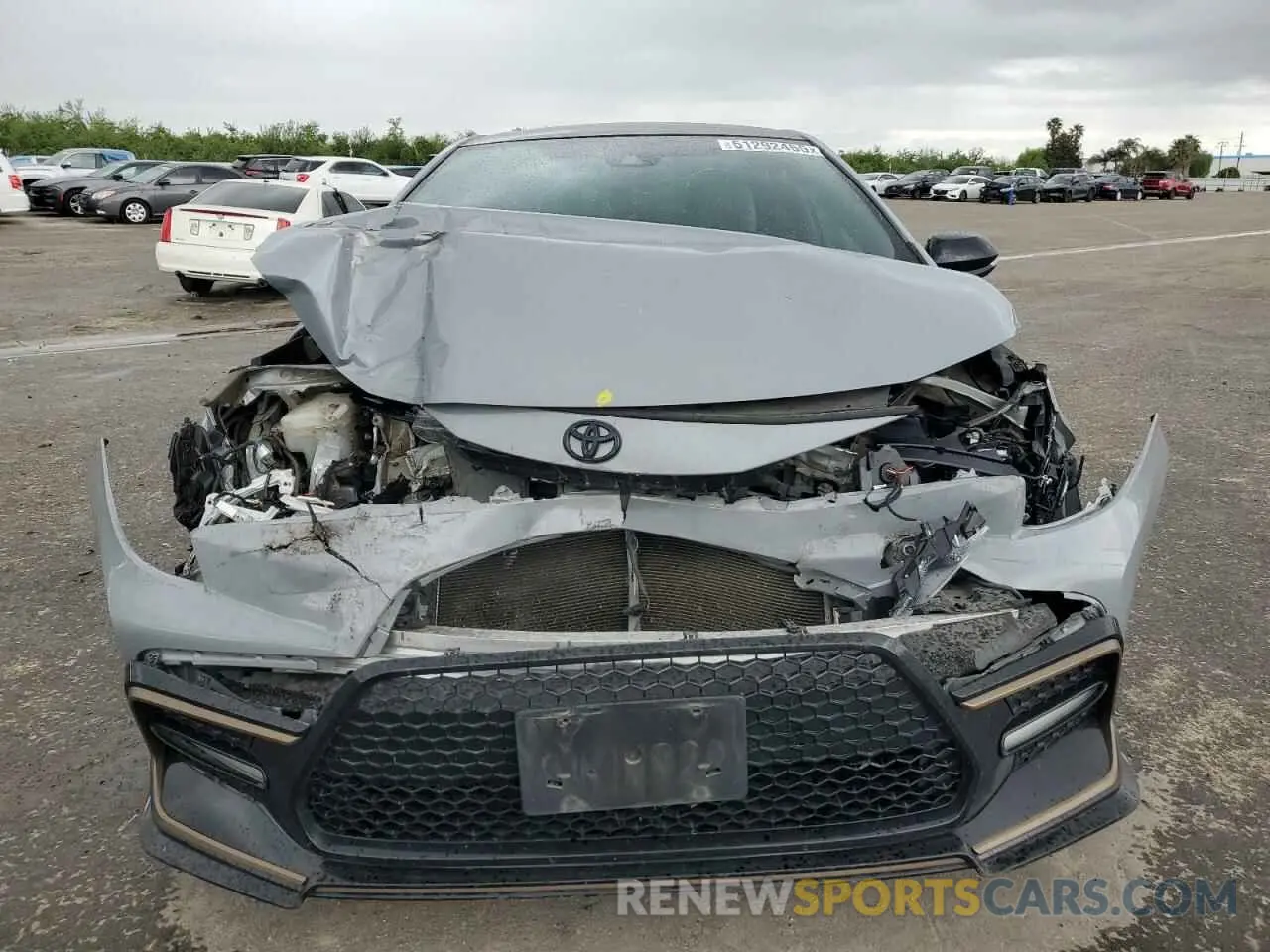 5 fotografías del automóvil dañado 5YFS4MCE8MP083250 TOYOTA COROLLA 2021
