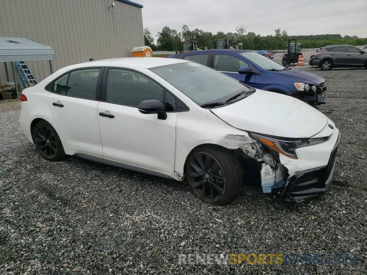 4 fotografías del automóvil dañado 5YFS4MCE9MP066117 TOYOTA COROLLA 2021