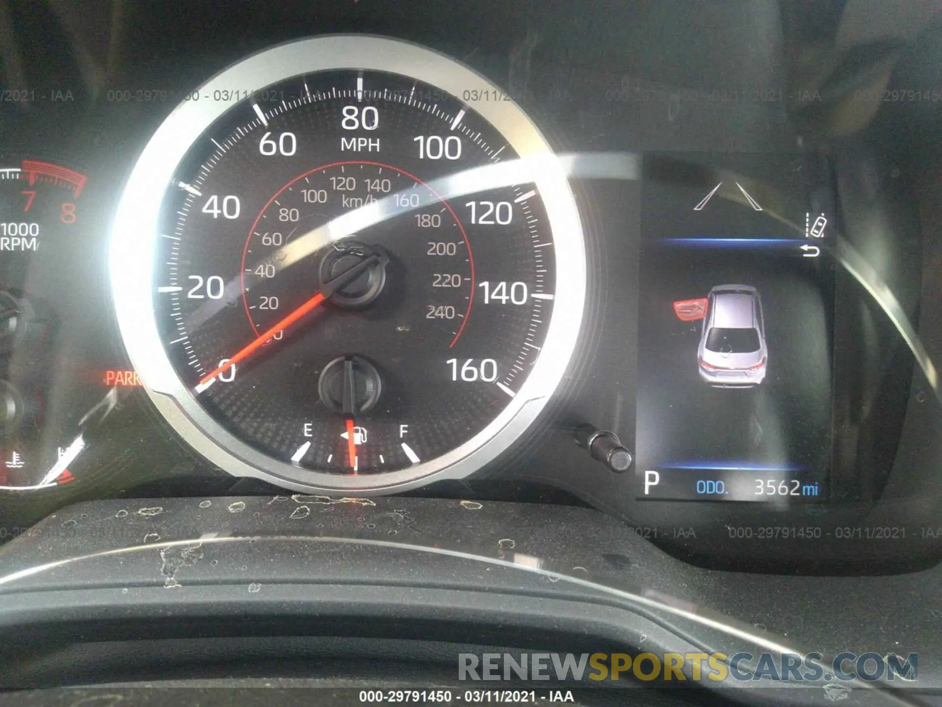 7 fotografías del automóvil dañado 5YFS4MCE9MP067736 TOYOTA COROLLA 2021