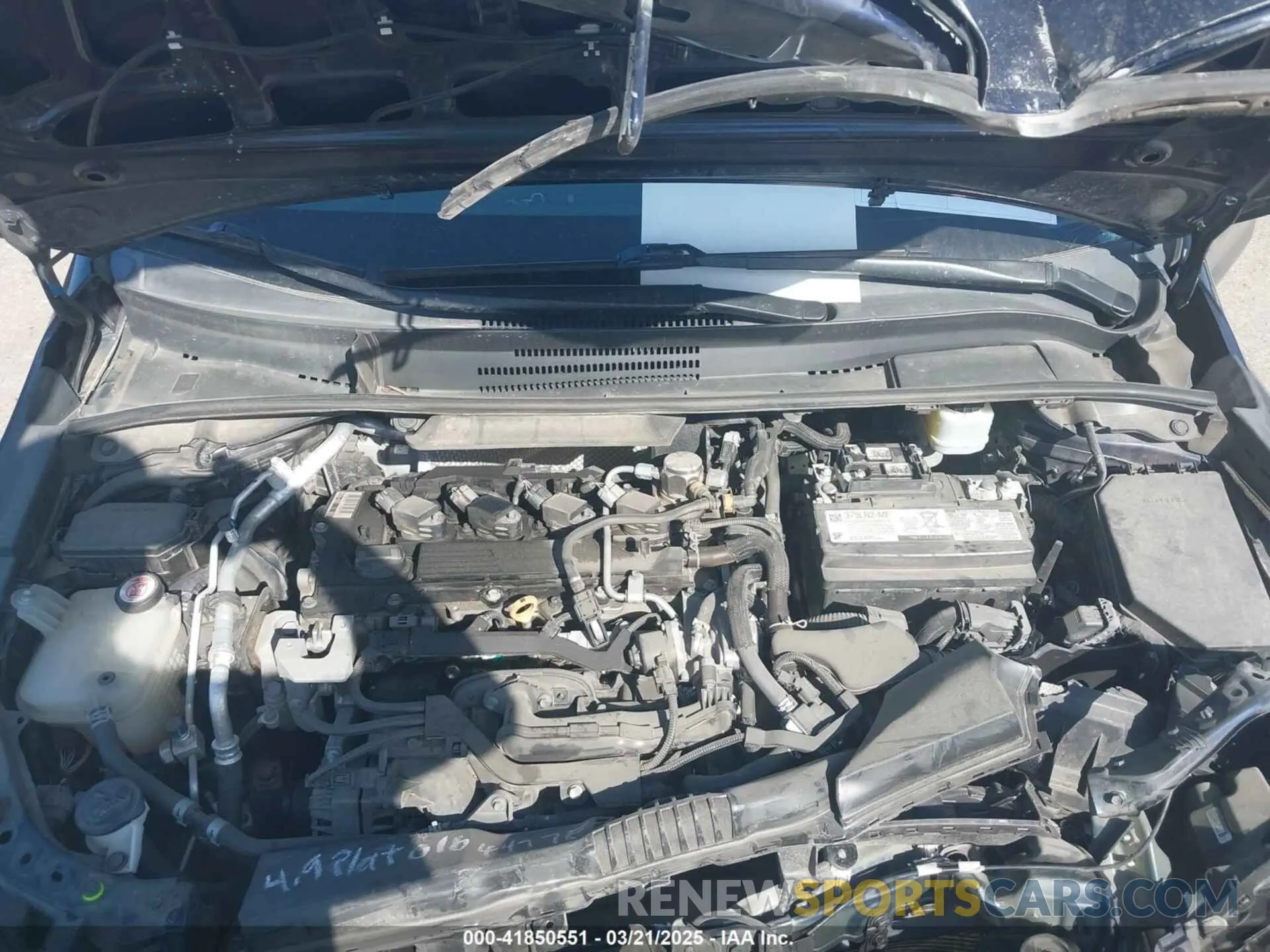 10 fotografías del automóvil dañado 5YFS4MCE9MP072841 TOYOTA COROLLA 2021