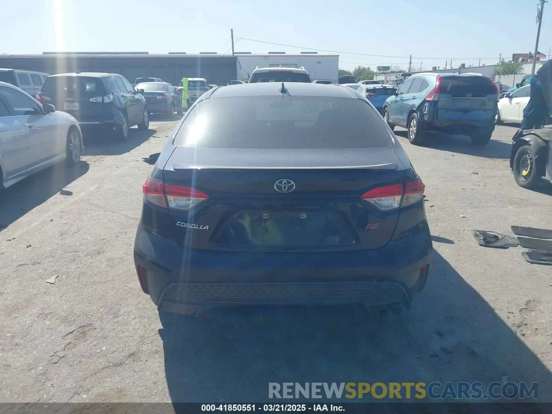 16 fotografías del automóvil dañado 5YFS4MCE9MP072841 TOYOTA COROLLA 2021