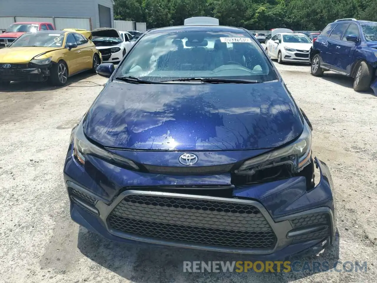 5 fotografías del automóvil dañado 5YFS4MCE9MP084603 TOYOTA COROLLA 2021
