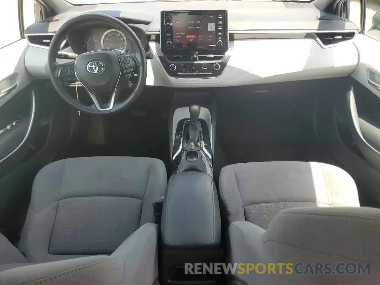 8 fotografías del automóvil dañado 5YFS4MCE9MP084603 TOYOTA COROLLA 2021