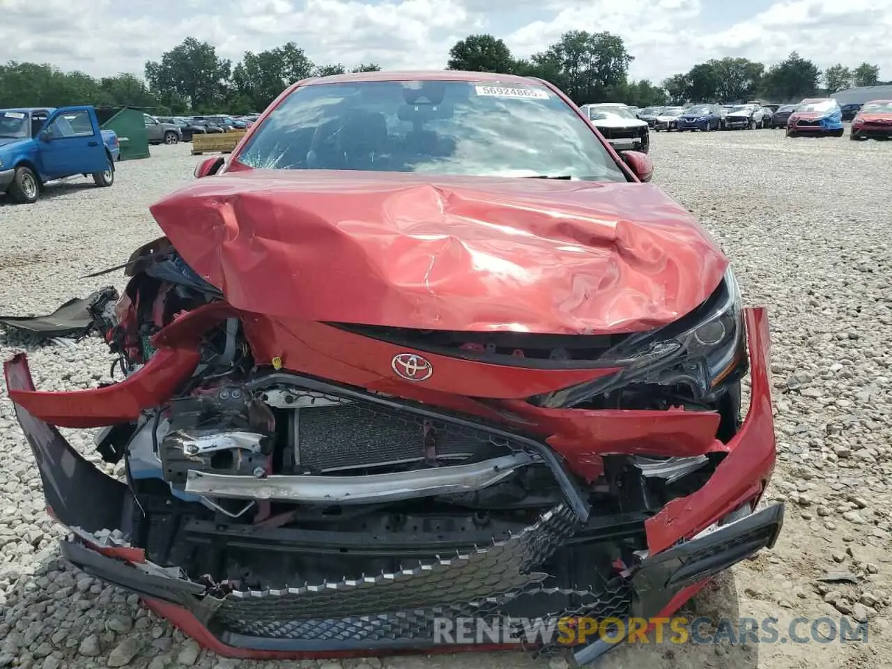 5 fotografías del automóvil dañado 5YFS4MCE9MP096363 TOYOTA COROLLA 2021
