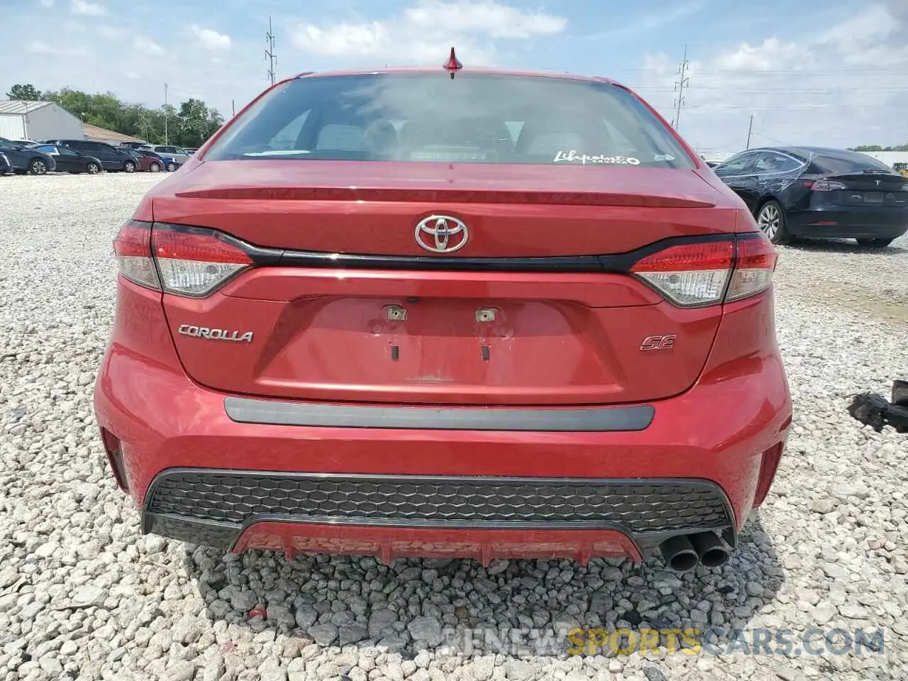 6 fotografías del automóvil dañado 5YFS4MCE9MP096363 TOYOTA COROLLA 2021
