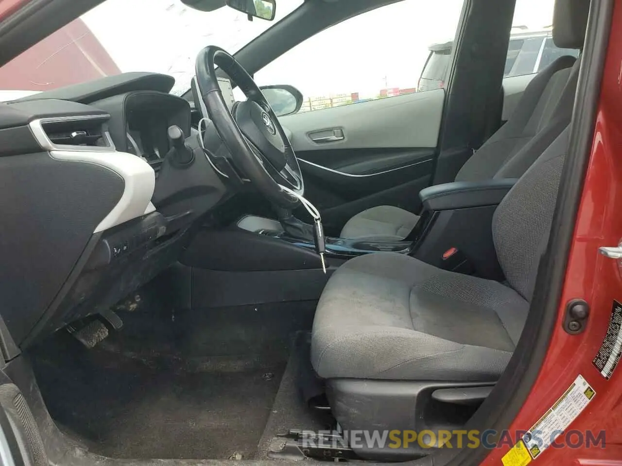7 fotografías del automóvil dañado 5YFS4MCE9MP096363 TOYOTA COROLLA 2021