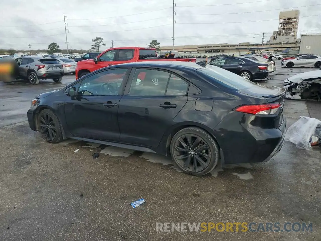 2 fotografías del automóvil dañado 5YFS4MCE9MP097044 TOYOTA COROLLA 2021