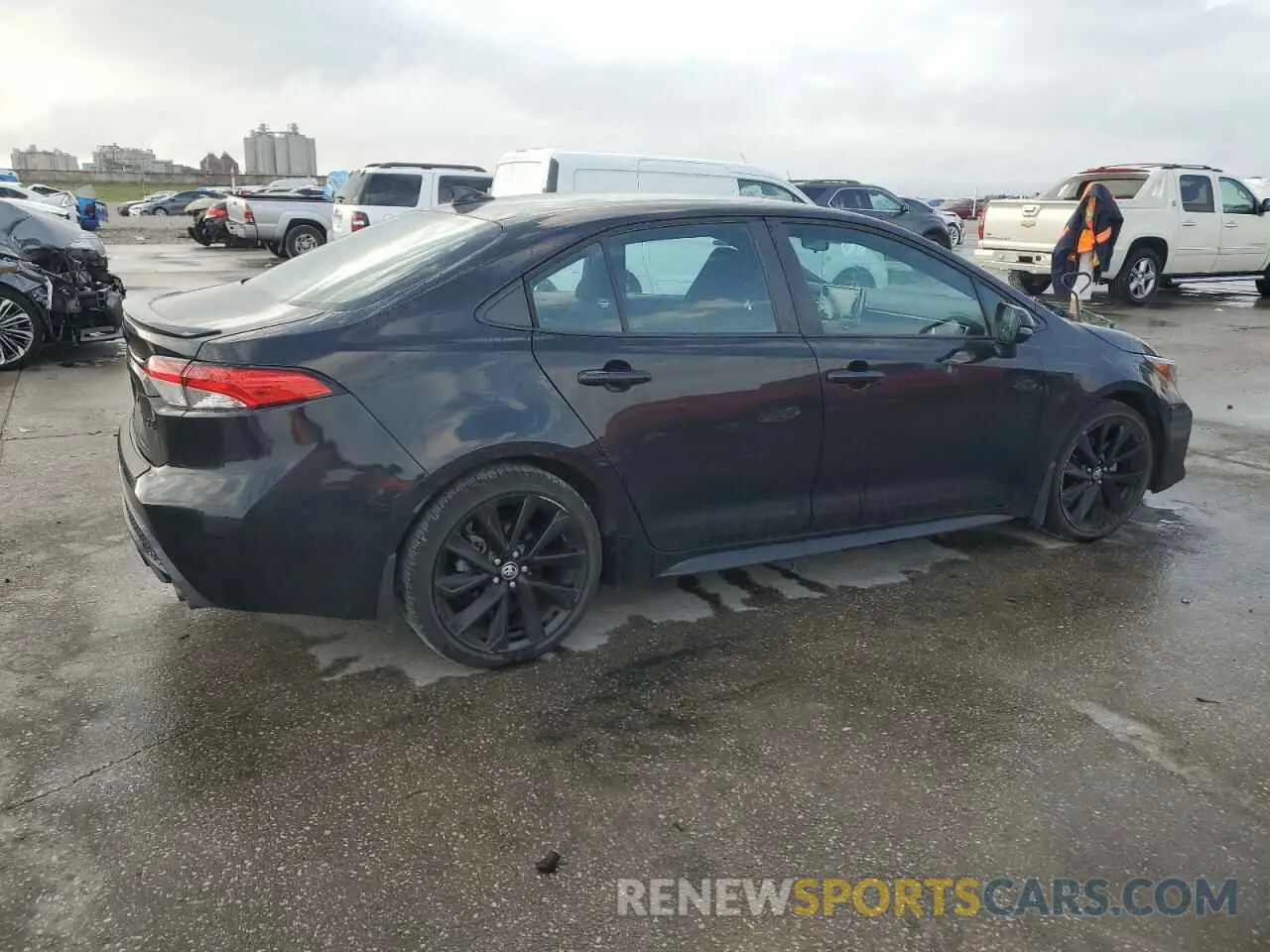 3 fotografías del automóvil dañado 5YFS4MCE9MP097044 TOYOTA COROLLA 2021