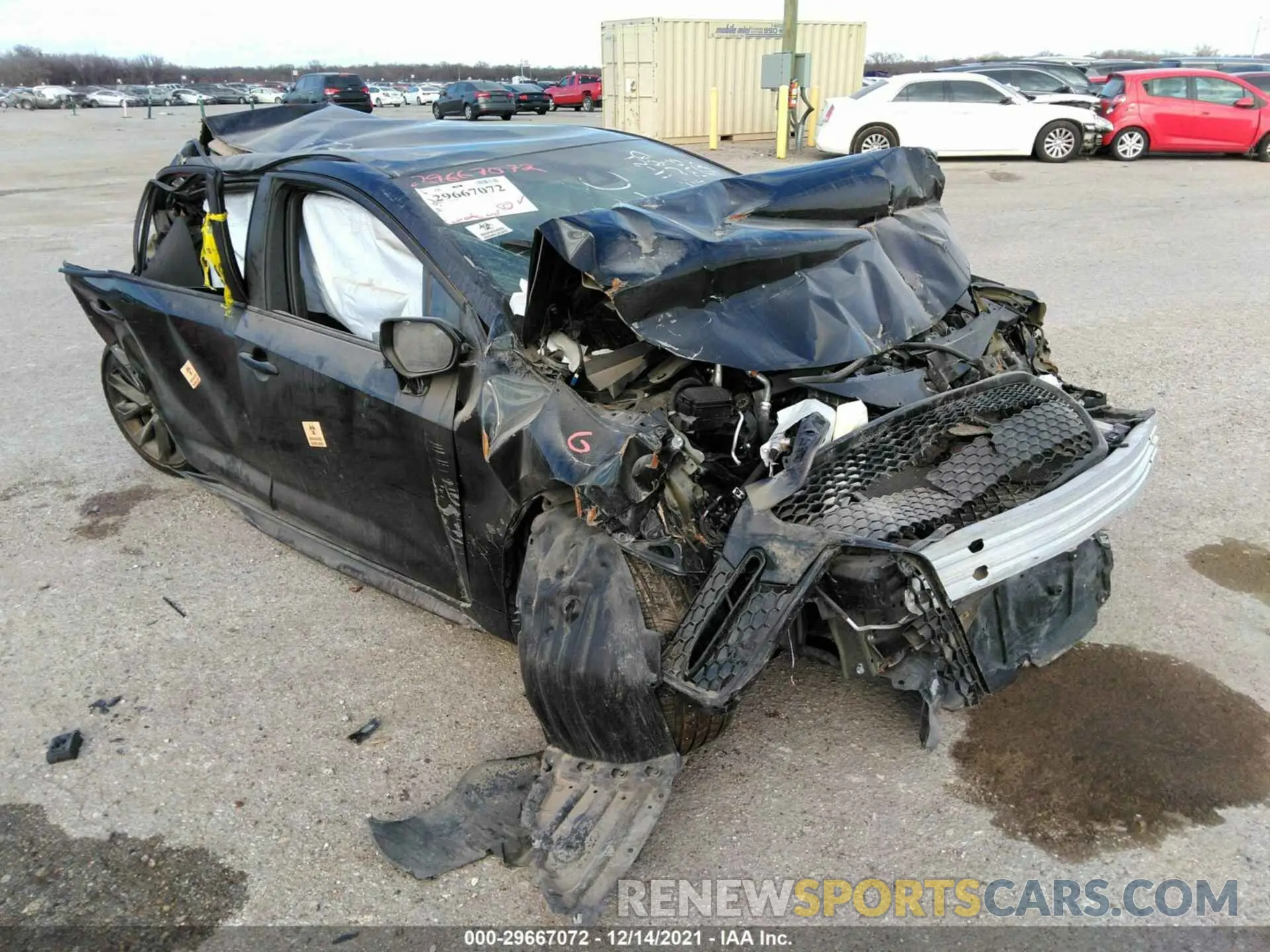 1 fotografías del automóvil dañado 5YFS4MCEXMP064473 TOYOTA COROLLA 2021