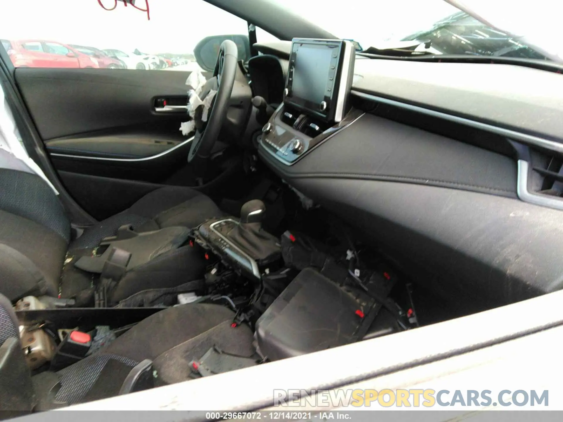 5 fotografías del automóvil dañado 5YFS4MCEXMP064473 TOYOTA COROLLA 2021