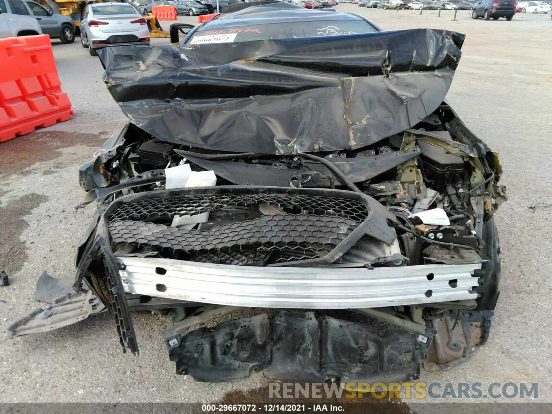 6 fotografías del automóvil dañado 5YFS4MCEXMP064473 TOYOTA COROLLA 2021