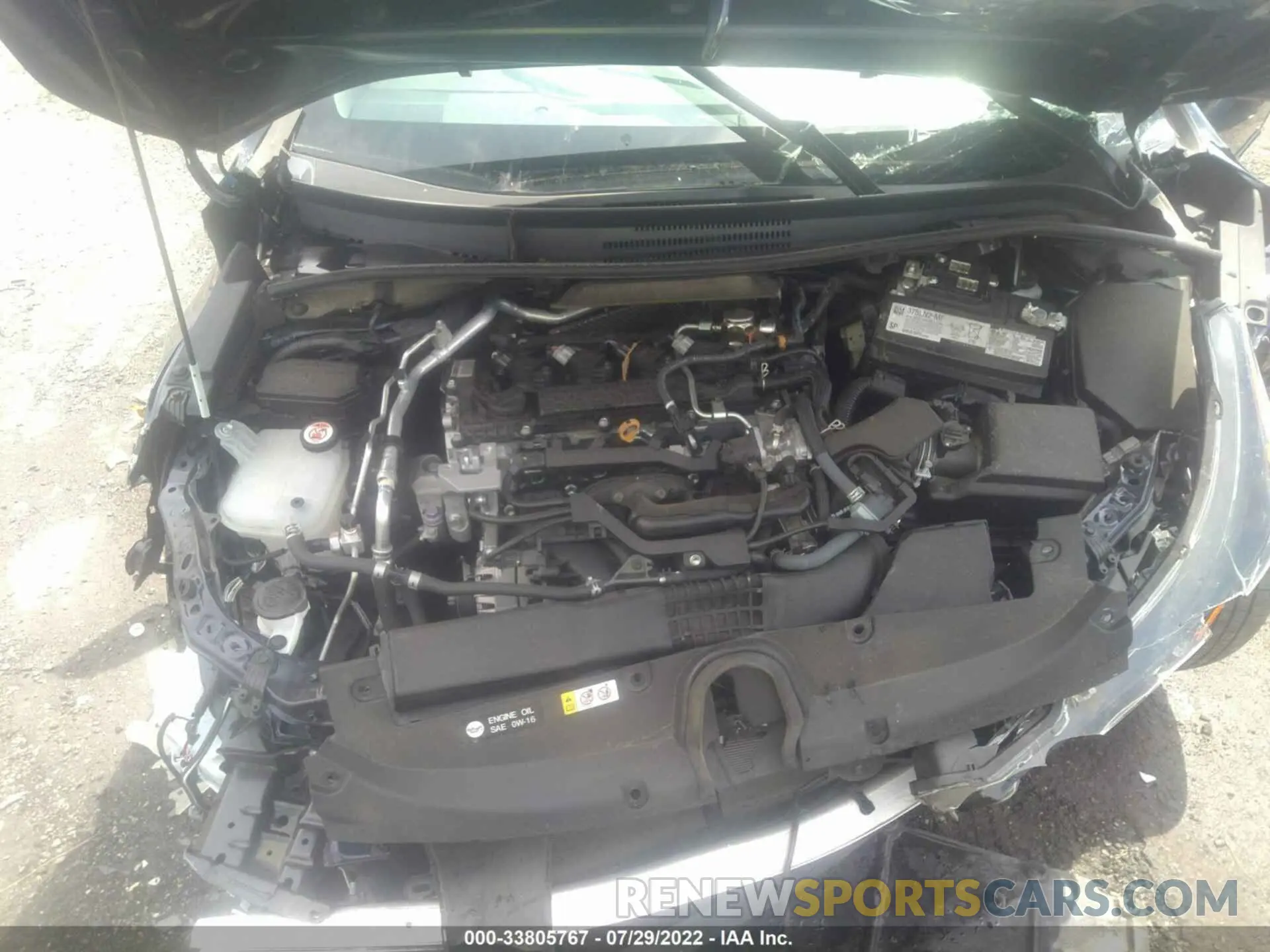 10 fotografías del automóvil dañado 5YFS4MCEXMP066479 TOYOTA COROLLA 2021