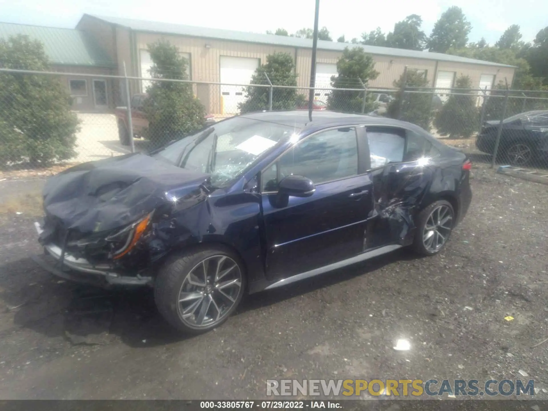 2 fotografías del automóvil dañado 5YFS4MCEXMP066479 TOYOTA COROLLA 2021