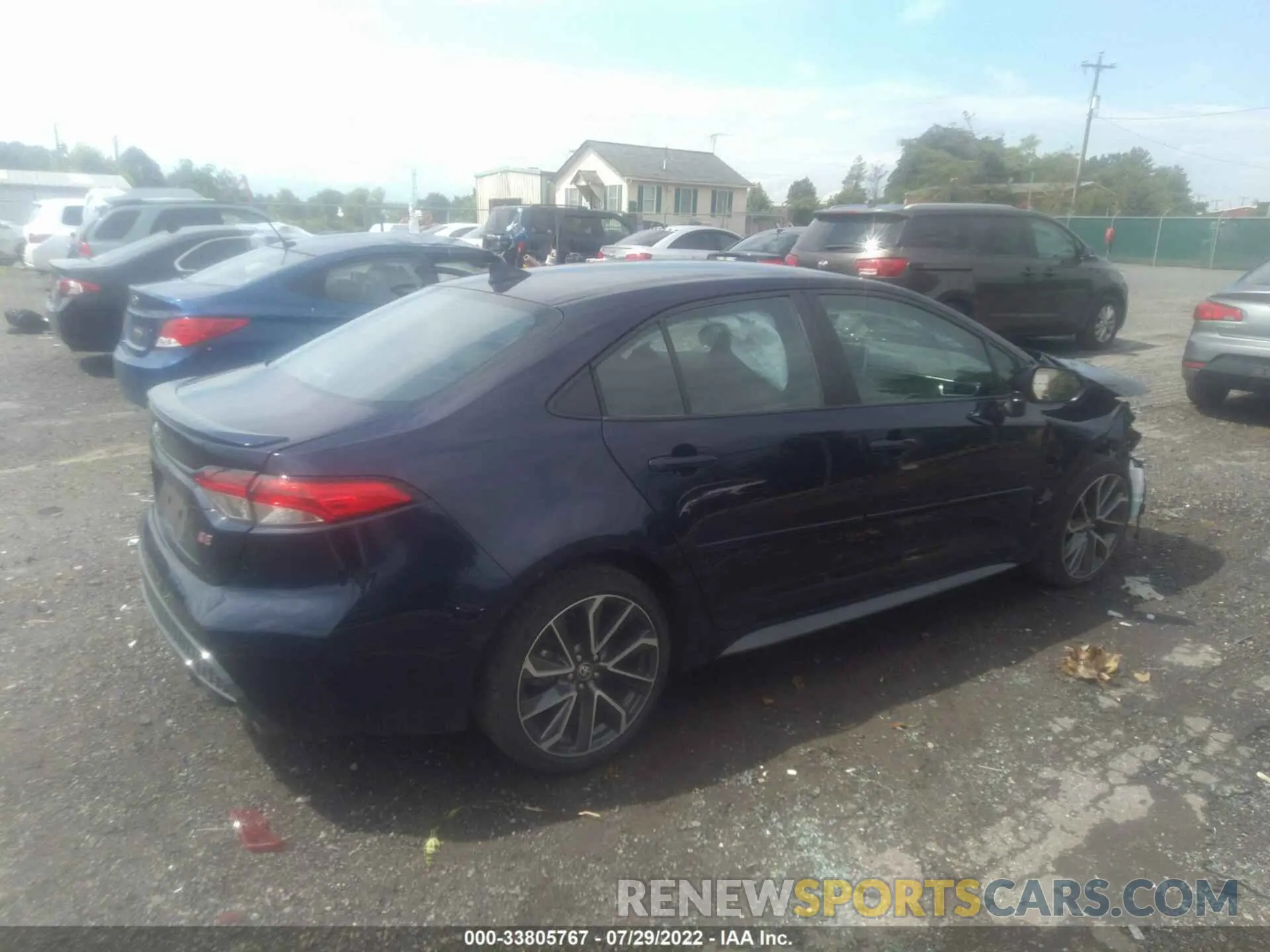 4 fotografías del automóvil dañado 5YFS4MCEXMP066479 TOYOTA COROLLA 2021