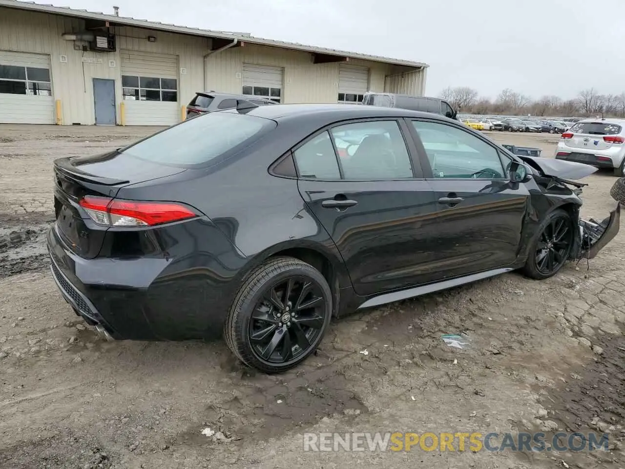 3 fotografías del automóvil dañado 5YFS4MCEXMP067678 TOYOTA COROLLA 2021