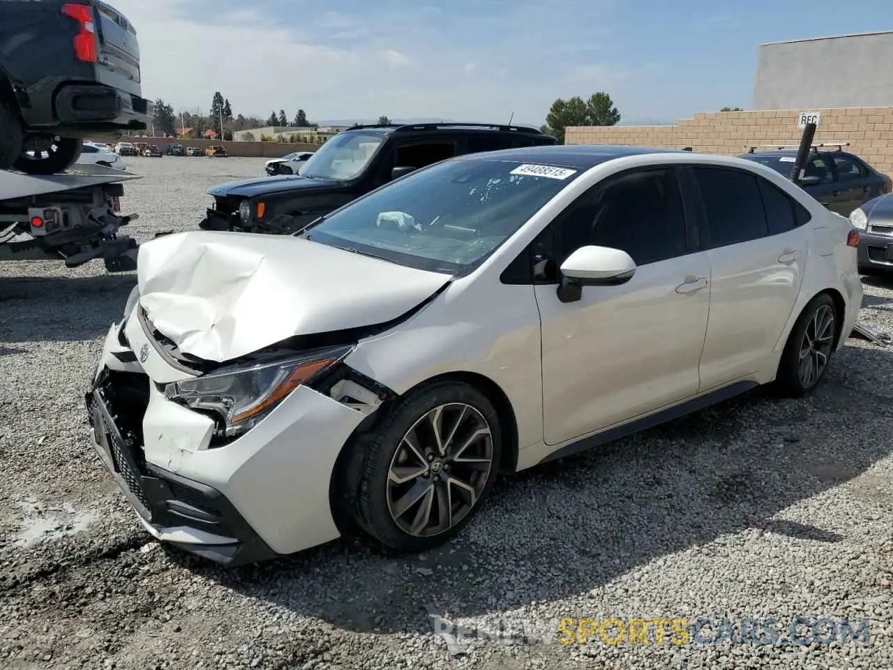1 fotografías del automóvil dañado 5YFS4MCEXMP072900 TOYOTA COROLLA 2021