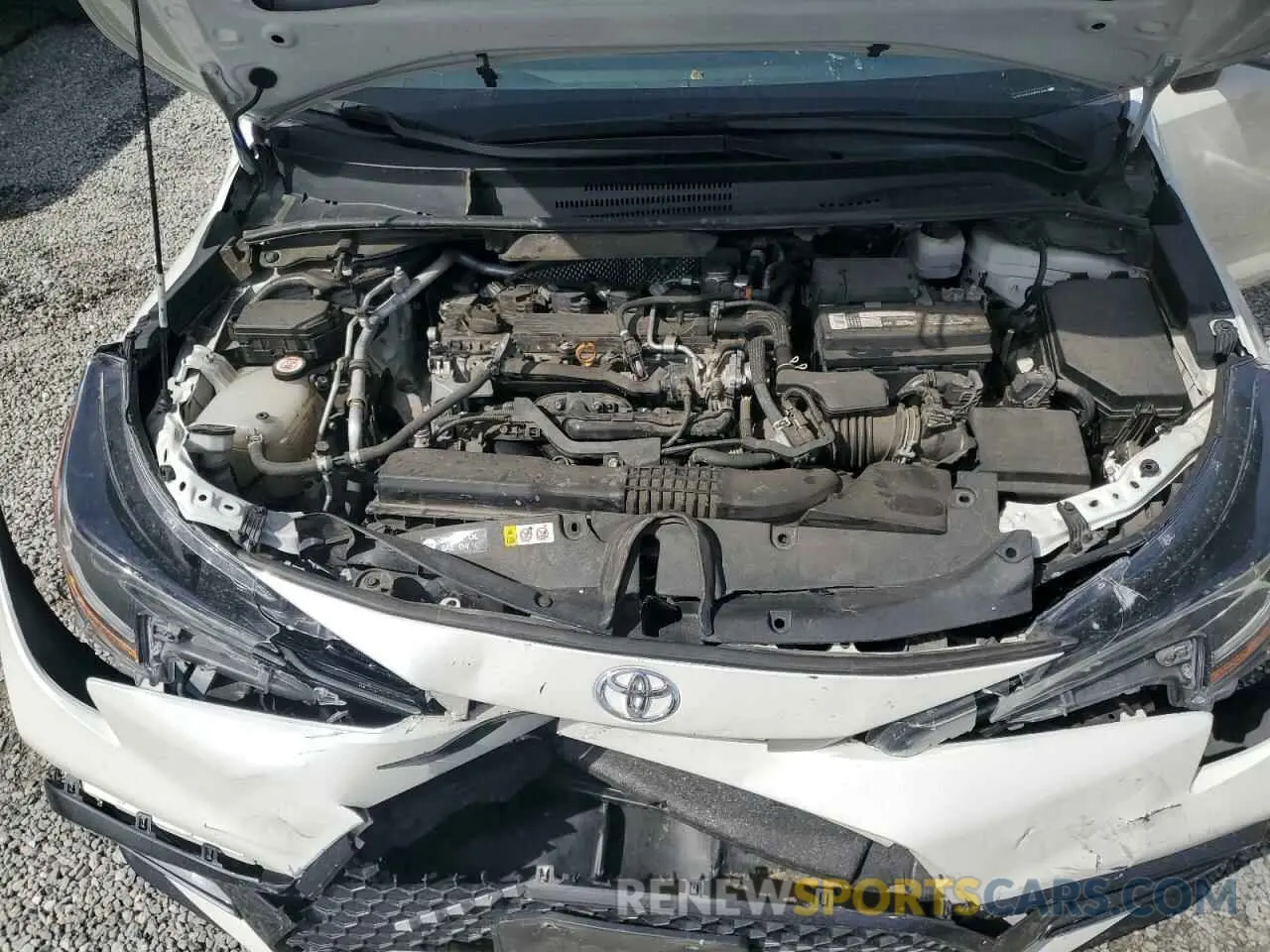 11 fotografías del automóvil dañado 5YFS4MCEXMP072900 TOYOTA COROLLA 2021