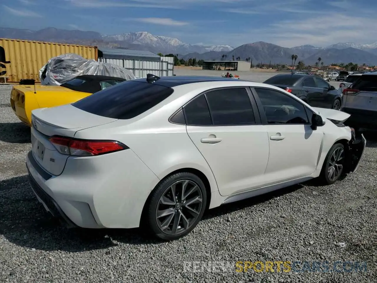 3 fotografías del automóvil dañado 5YFS4MCEXMP072900 TOYOTA COROLLA 2021