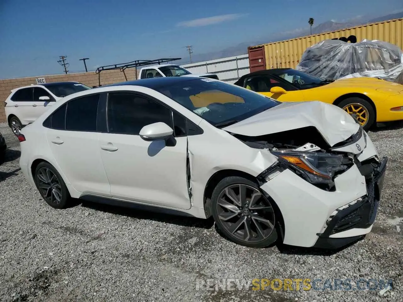 4 fotografías del automóvil dañado 5YFS4MCEXMP072900 TOYOTA COROLLA 2021