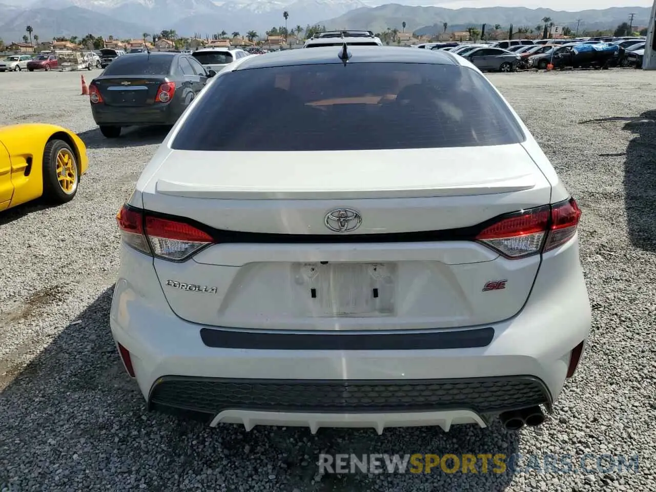6 fotografías del automóvil dañado 5YFS4MCEXMP072900 TOYOTA COROLLA 2021