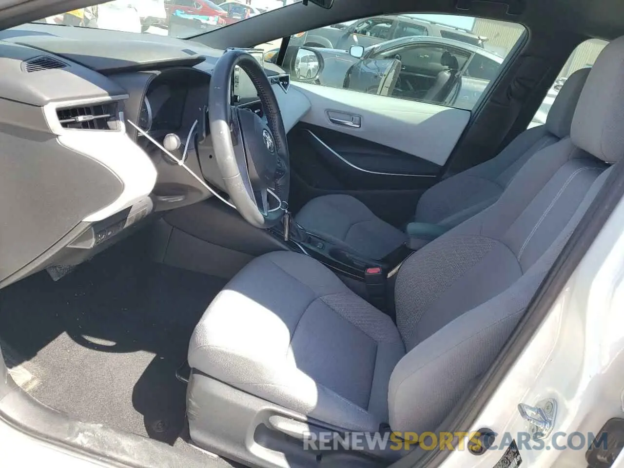 7 fotografías del automóvil dañado 5YFS4MCEXMP073612 TOYOTA COROLLA 2021