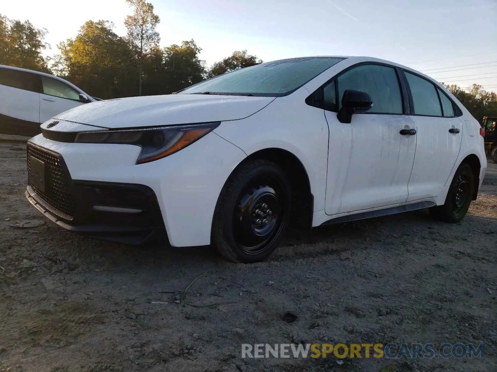 2 fotografías del automóvil dañado 5YFS4MCEXMP076557 TOYOTA COROLLA 2021