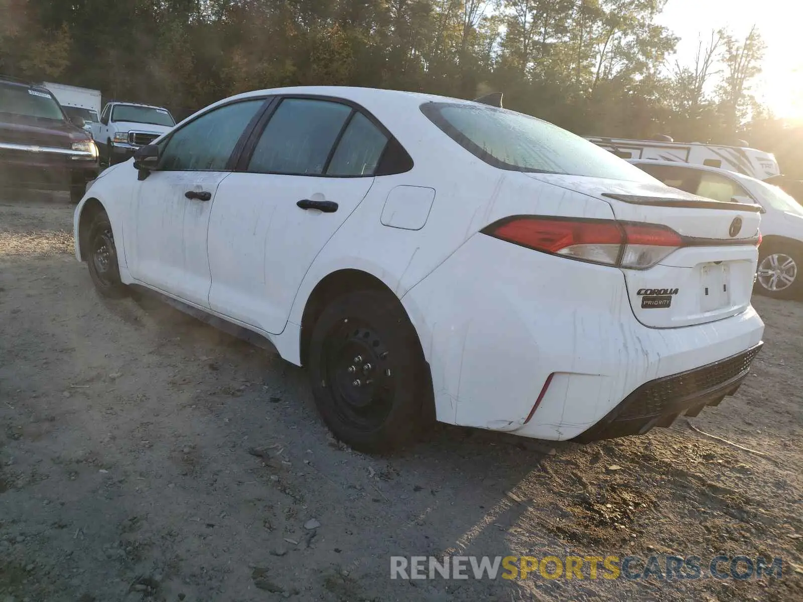 3 fotografías del automóvil dañado 5YFS4MCEXMP076557 TOYOTA COROLLA 2021