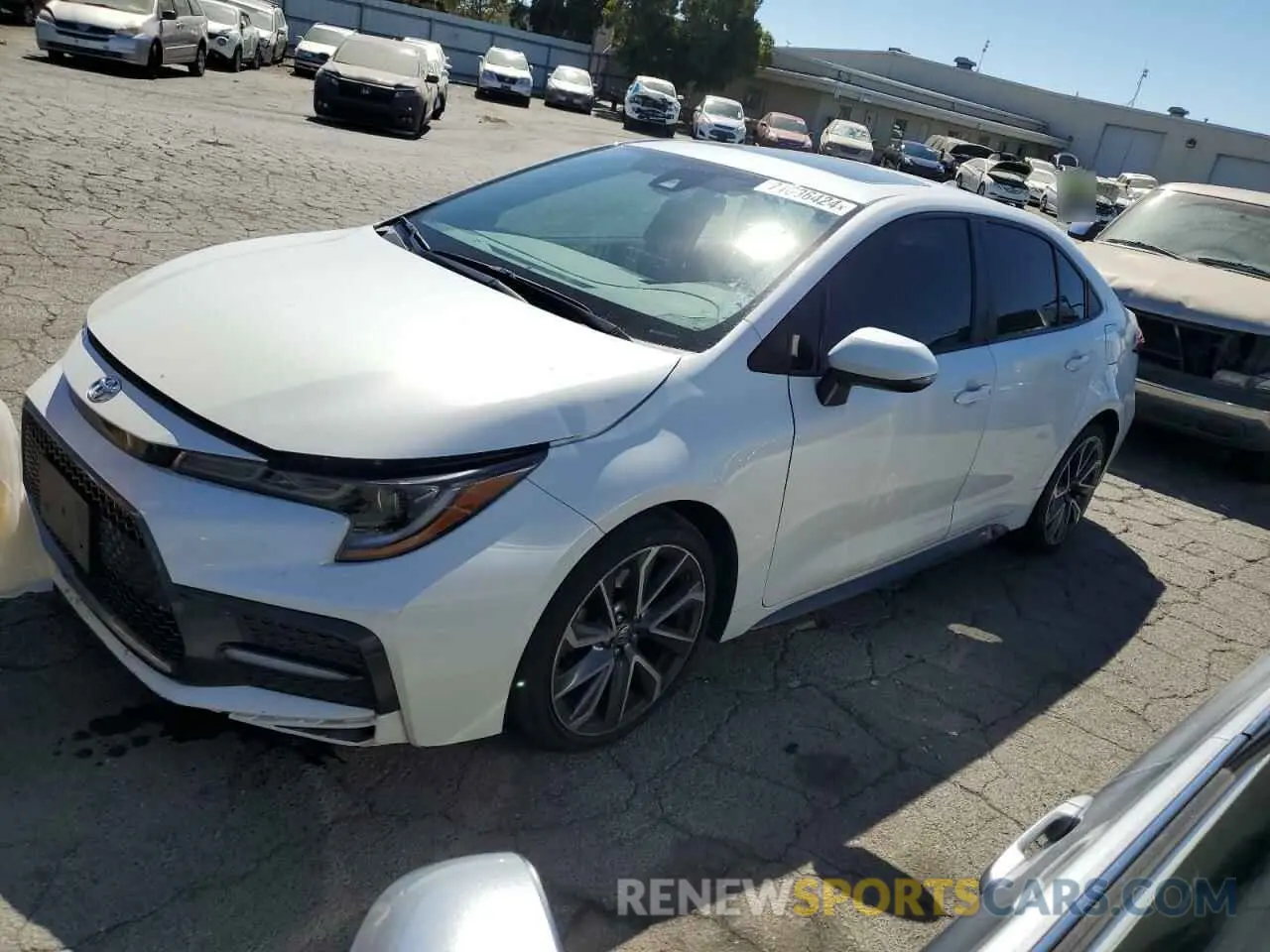 1 fotografías del automóvil dañado 5YFT4MCE0MP066351 TOYOTA COROLLA 2021