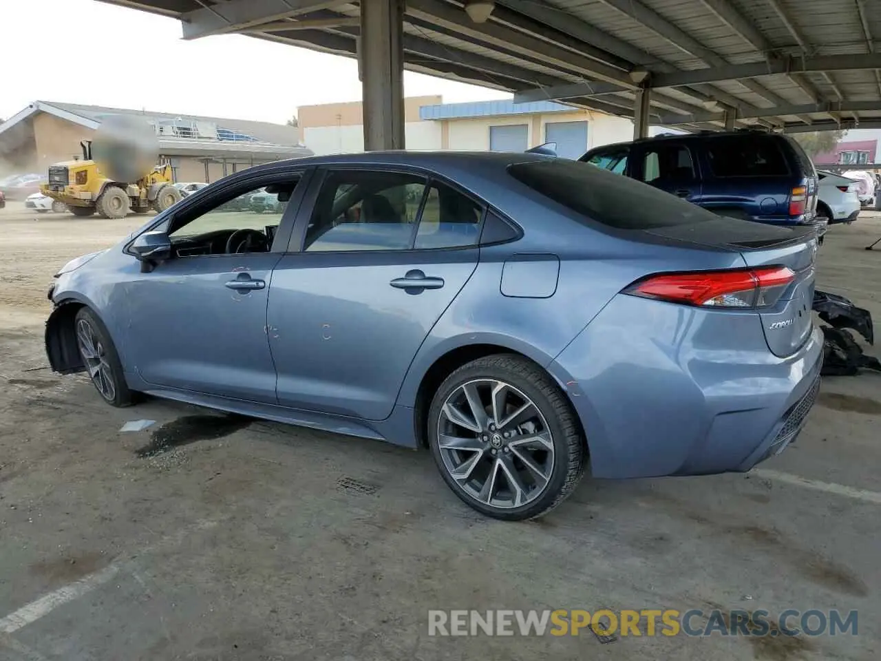 2 fotografías del automóvil dañado 5YFT4MCE1MP085183 TOYOTA COROLLA 2021