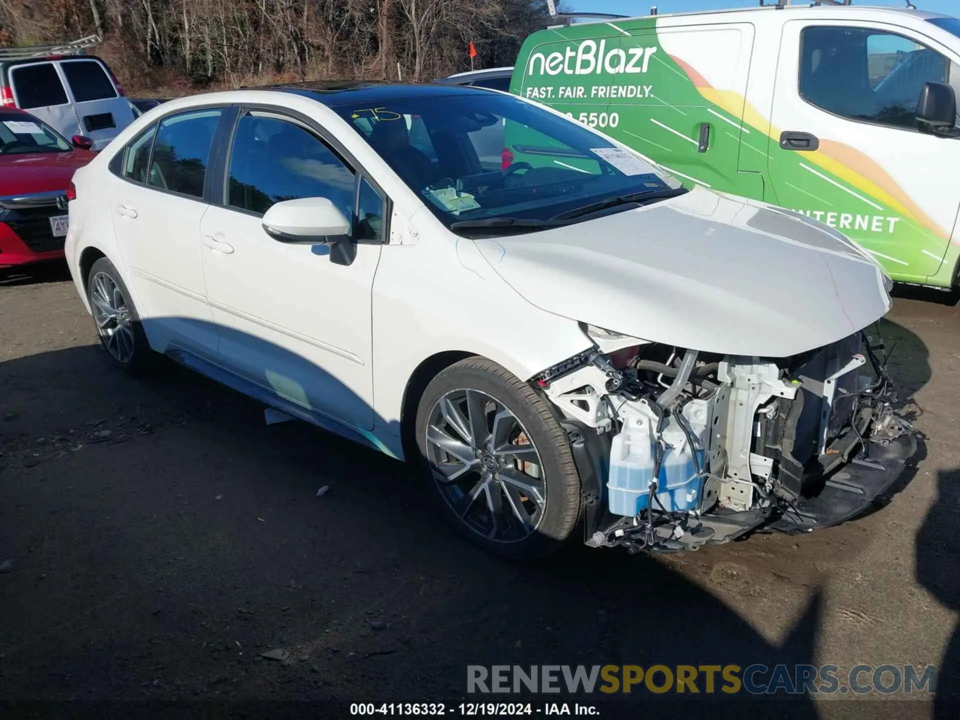 1 fotografías del automóvil dañado 5YFT4MCE2MP067114 TOYOTA COROLLA 2021