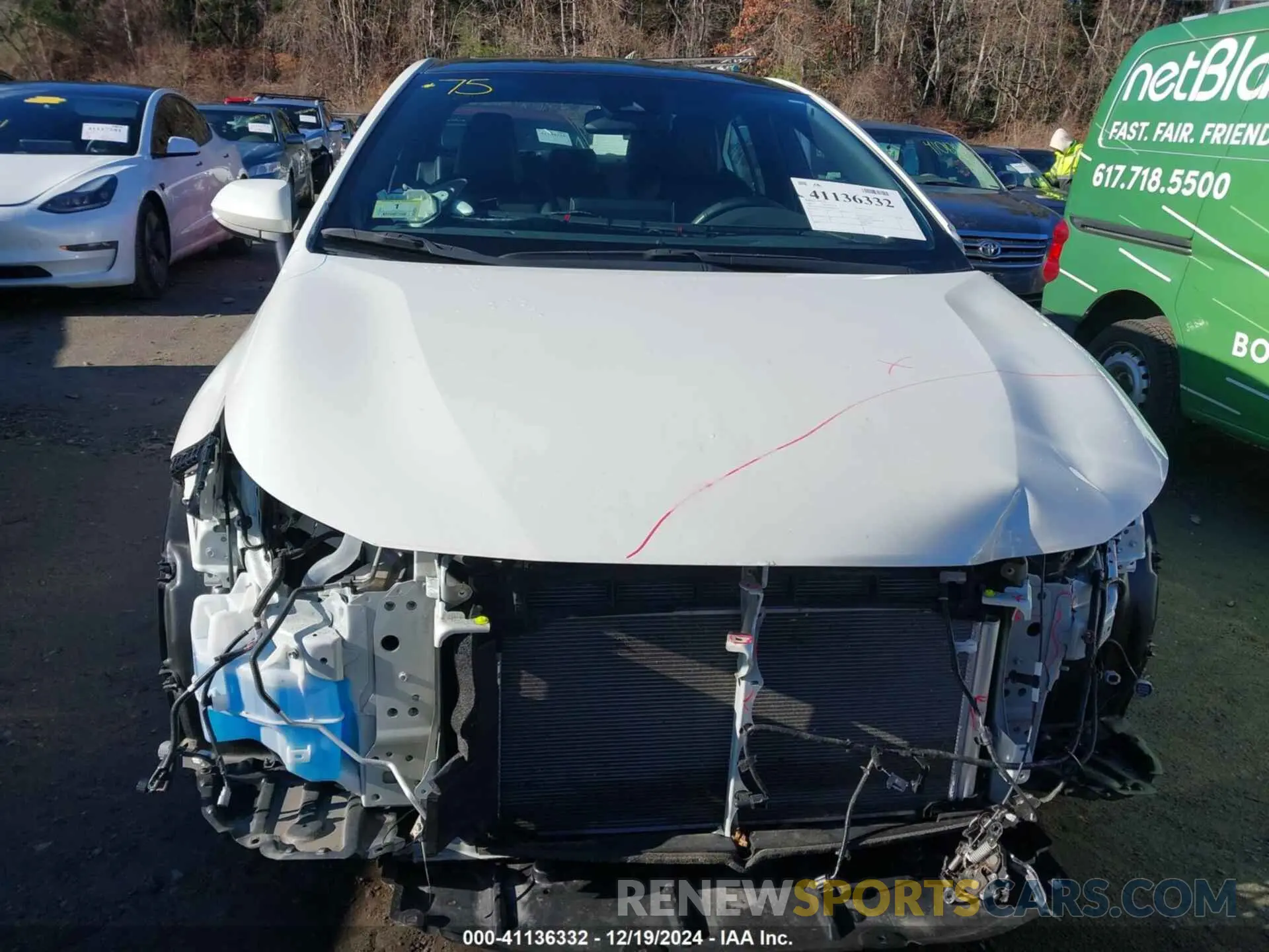 13 fotografías del automóvil dañado 5YFT4MCE2MP067114 TOYOTA COROLLA 2021