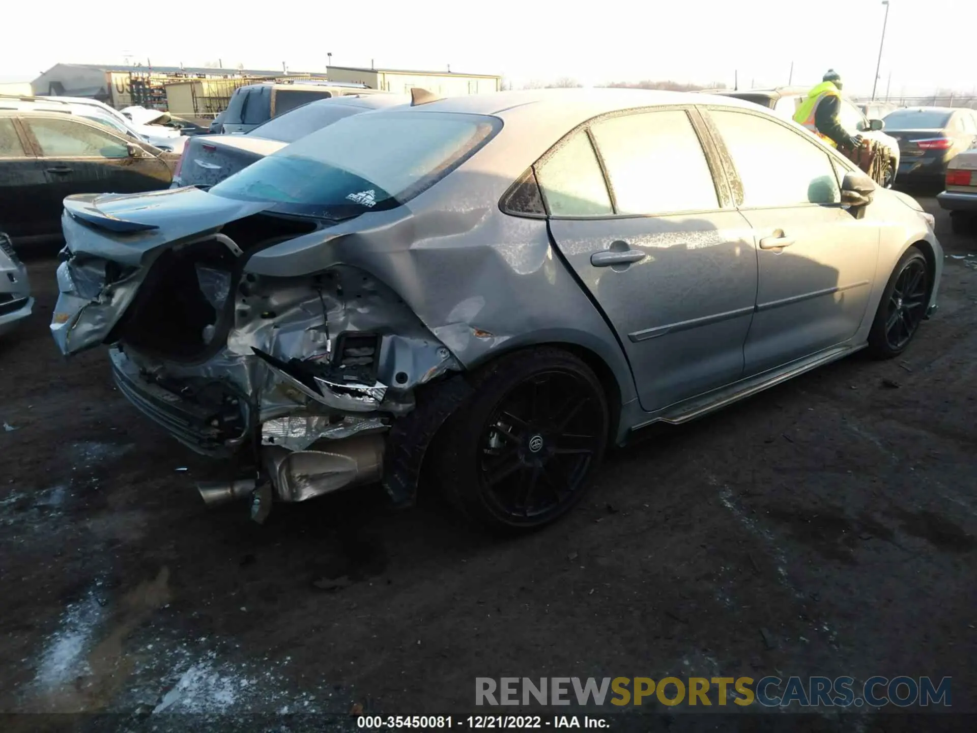 4 fotografías del automóvil dañado 5YFT4MCE2MP093941 TOYOTA COROLLA 2021