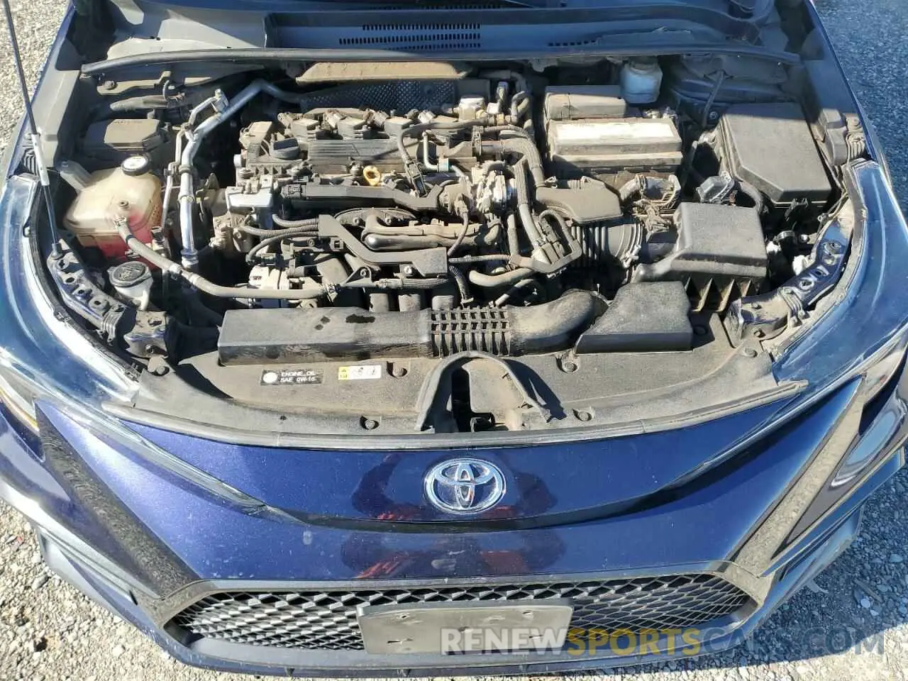 11 fotografías del automóvil dañado 5YFT4MCE4MP093777 TOYOTA COROLLA 2021