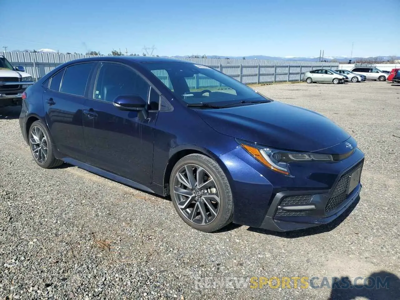4 fotografías del automóvil dañado 5YFT4MCE4MP093777 TOYOTA COROLLA 2021