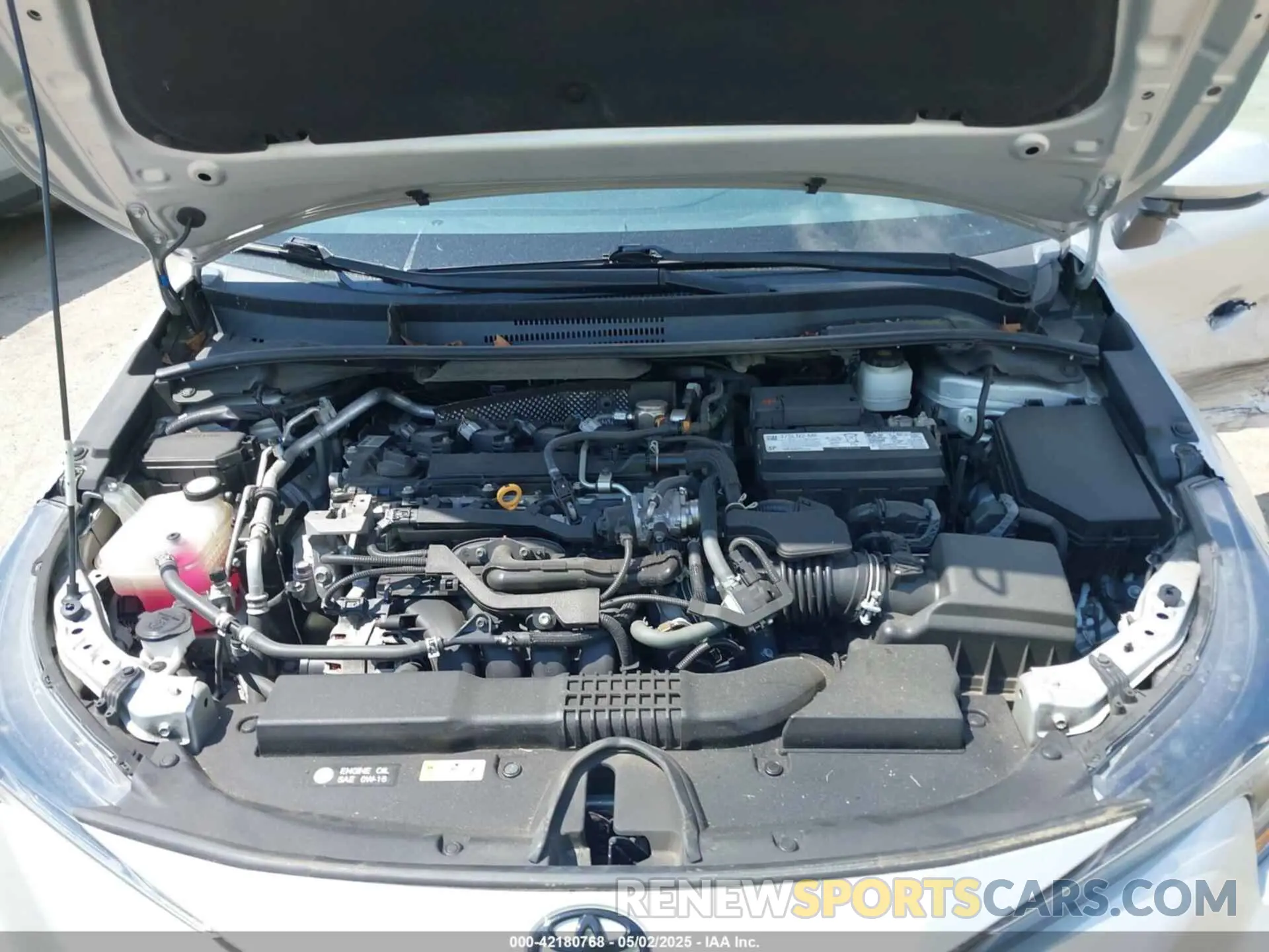 10 fotografías del automóvil dañado 5YFT4MCE5MP093545 TOYOTA COROLLA 2021
