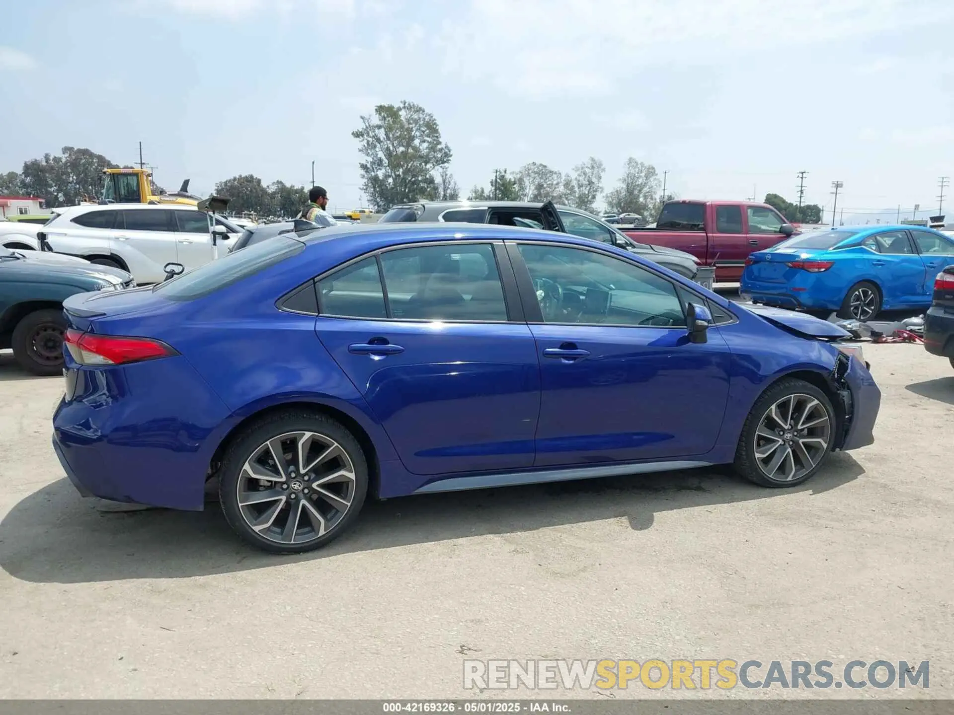13 fotografías del automóvil dañado 5YFT4MCE5MP093867 TOYOTA COROLLA 2021