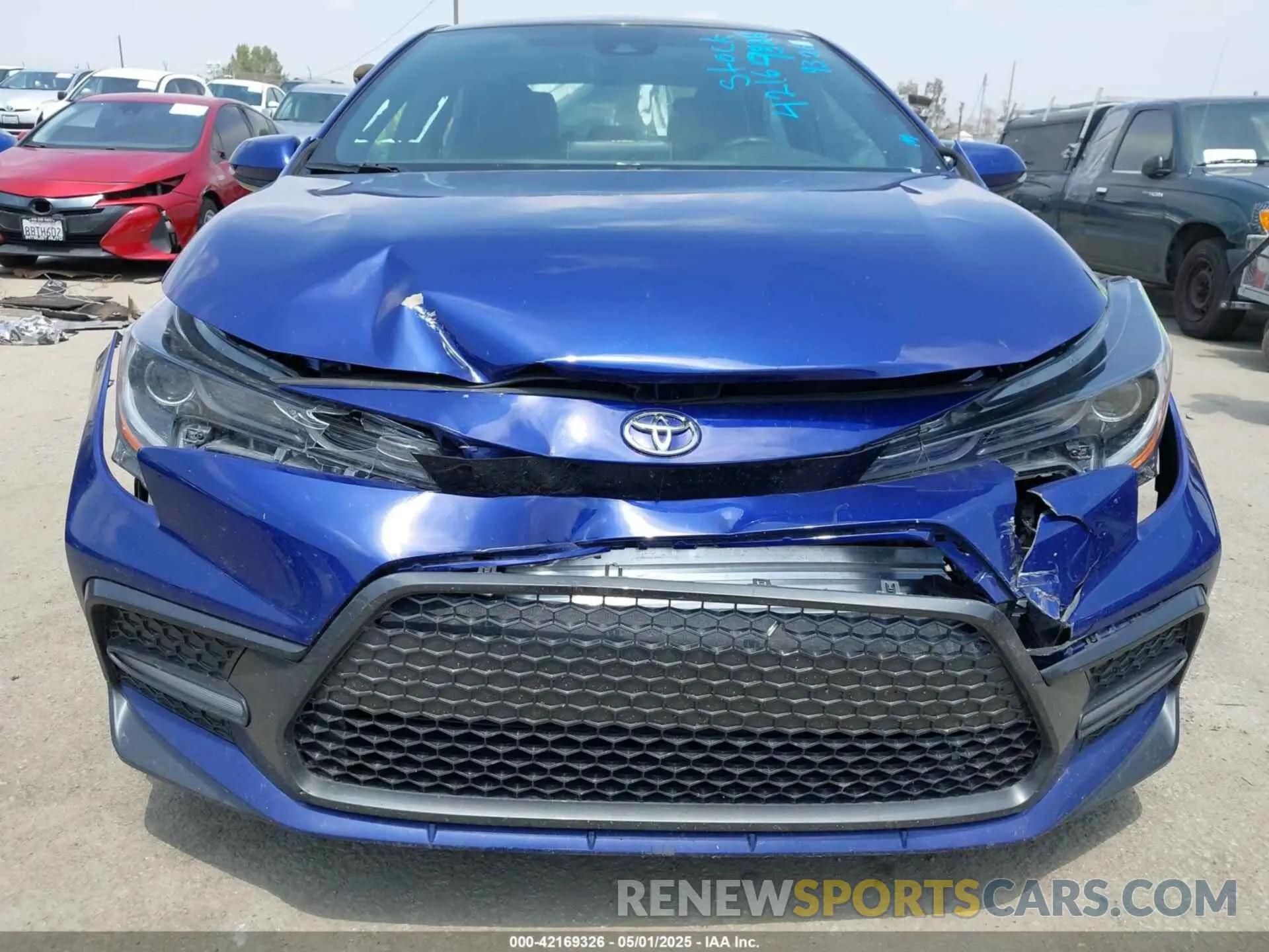 6 fotografías del automóvil dañado 5YFT4MCE5MP093867 TOYOTA COROLLA 2021