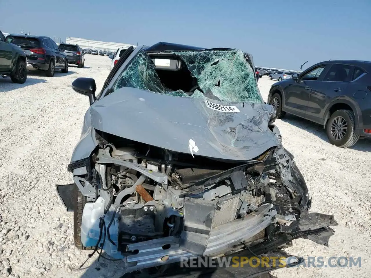 5 fotografías del automóvil dañado 5YFT4MCE6MP085731 TOYOTA COROLLA 2021