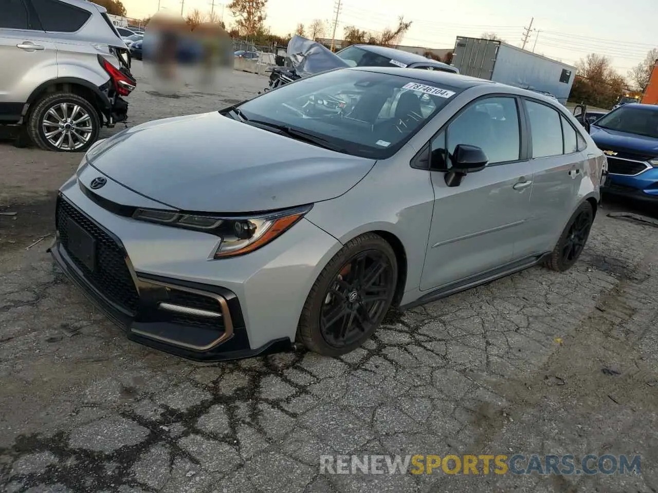 1 fotografías del automóvil dañado 5YFT4MCE6MP087172 TOYOTA COROLLA 2021