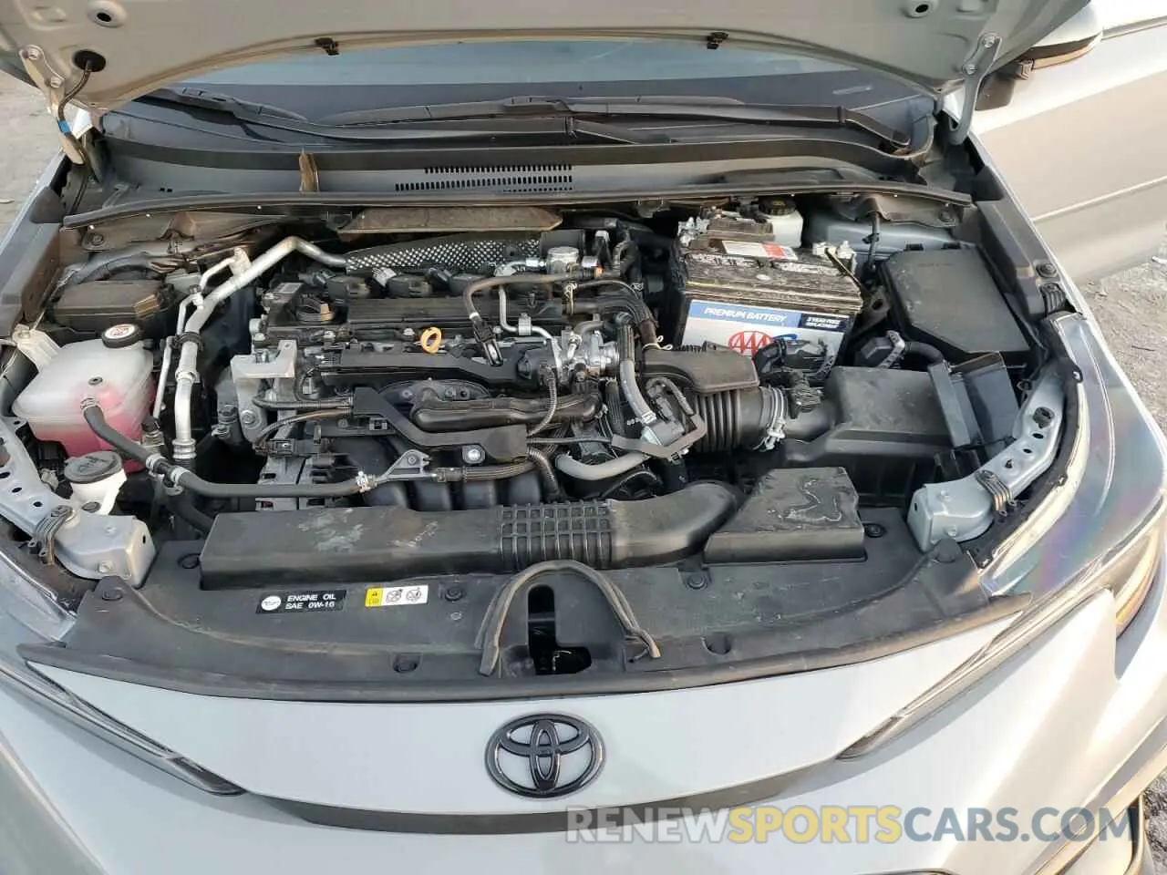 11 fotografías del automóvil dañado 5YFT4MCE6MP087172 TOYOTA COROLLA 2021