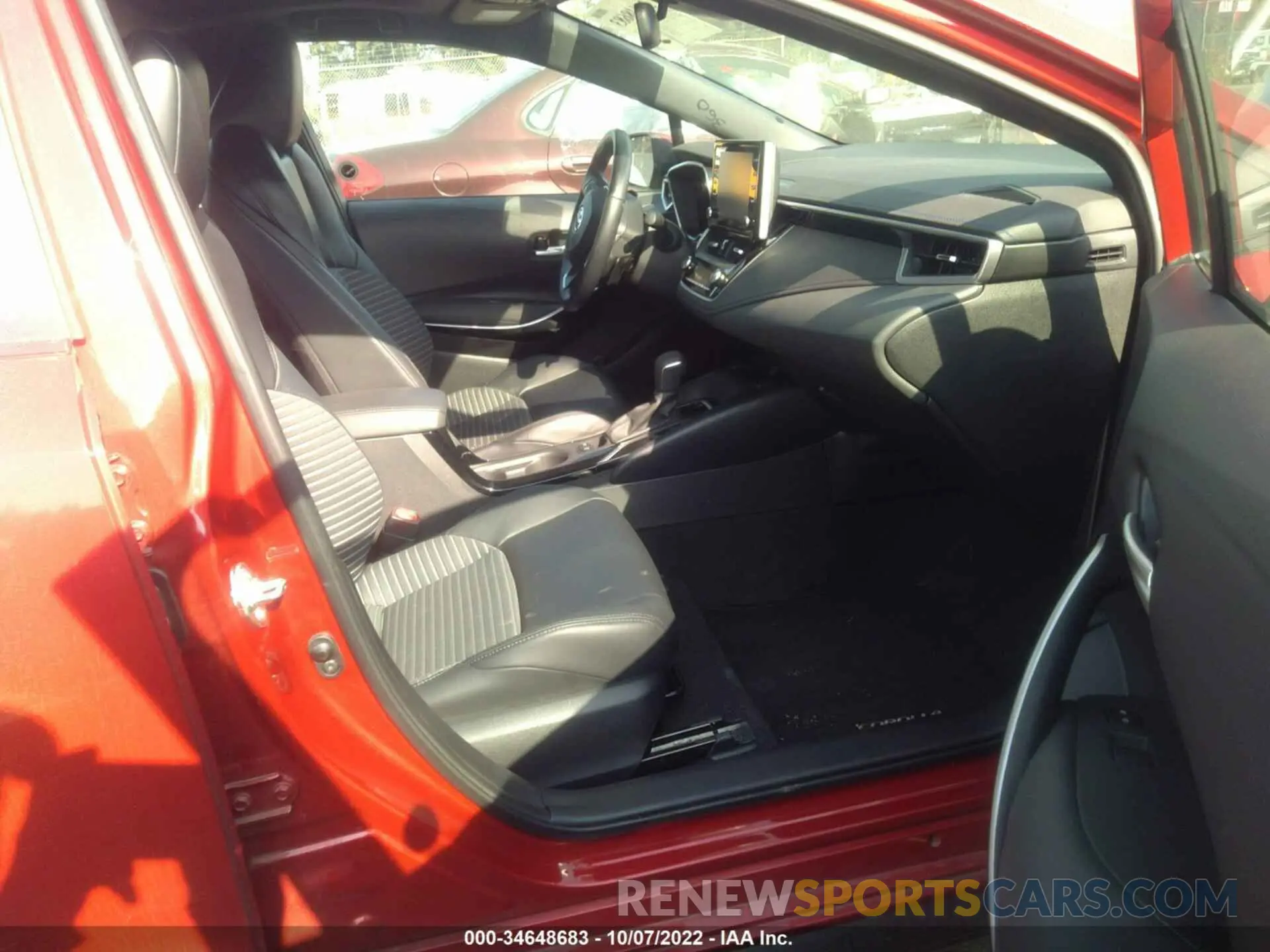 5 fotografías del automóvil dañado 5YFT4MCE7MP083938 TOYOTA COROLLA 2021